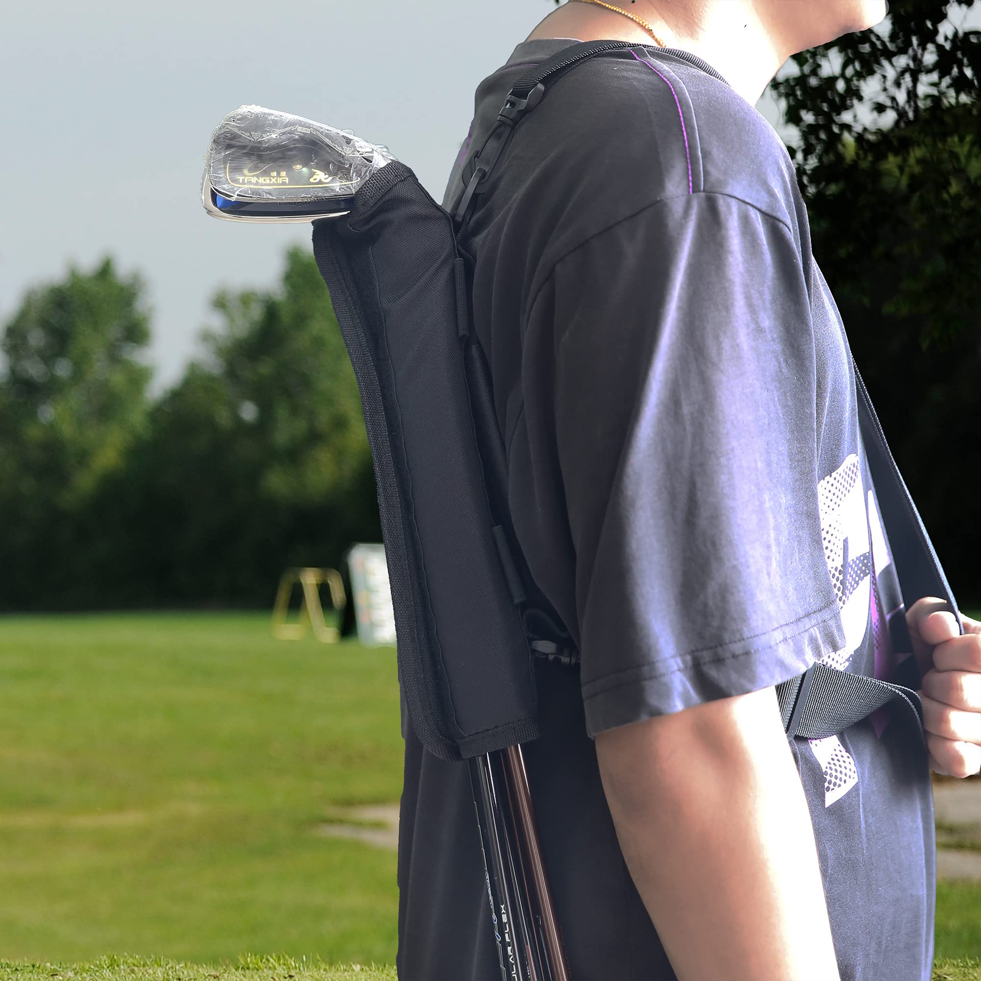 **Lightweight Mini Golf Bag for 3-5 Clubs - Portable & Compact Golf Carry Bag for Driving Range, Practice, Travel & Walking the Course**
