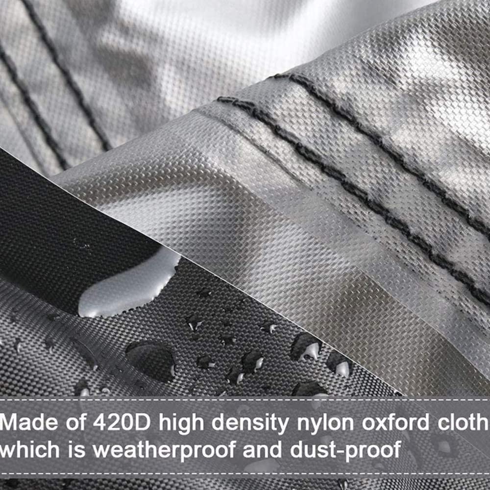 Waterproof Dustproof Wall-Mounted Patio Heater Cover - Black Electric Infrared Heater Protector for Indoor & Outdoor Use - Perfect for Garage, Backyard, and Hanging Heaters - Weatherproof Dust Cover for Year-Round Protection