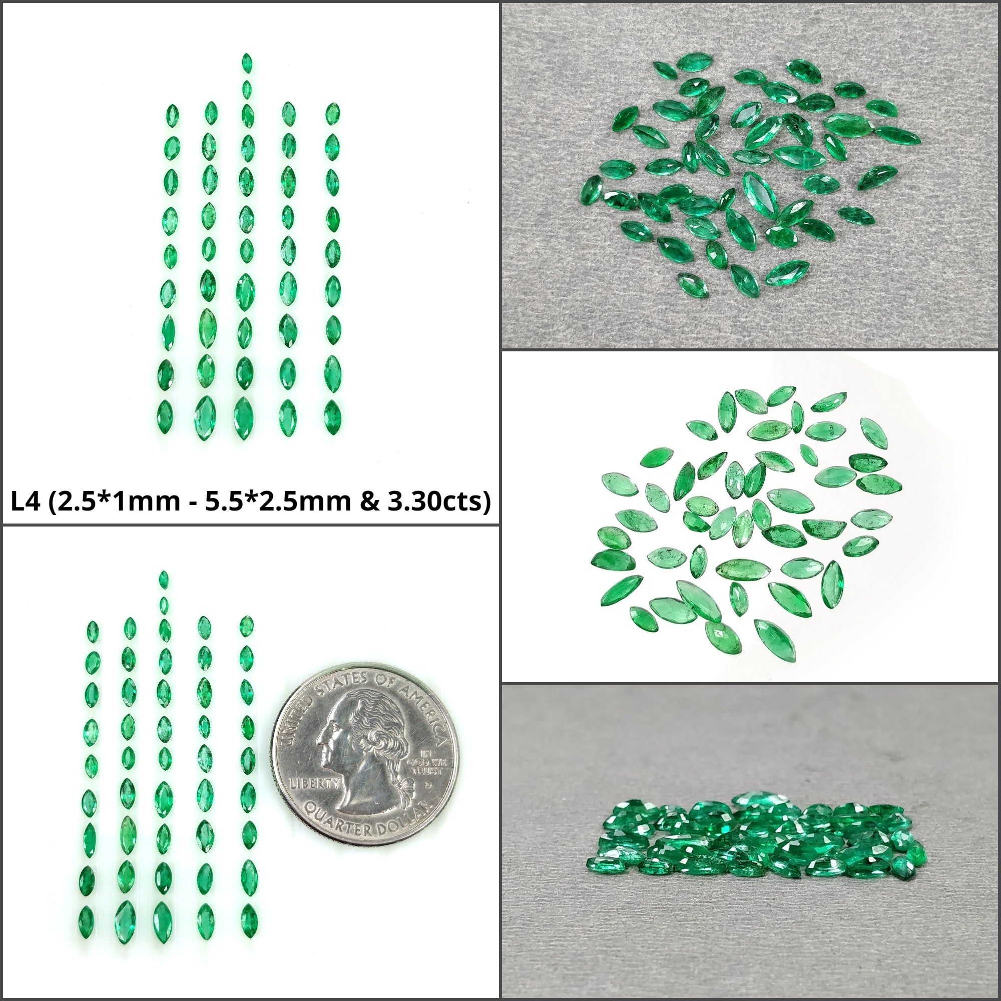 Natural Untreated Green Emerald Gemstone Marquise Cut - High Quality Loose Stones for Jewelry Making, Engagement Rings & Necklace Designs | Perfect for Birthstone Gifts, Bridal Jewelry & Luxury Accessories