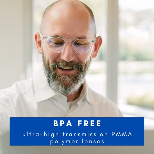 Optima Blue Light Blocking Glasses for Women & Men - Computer & Reading Use