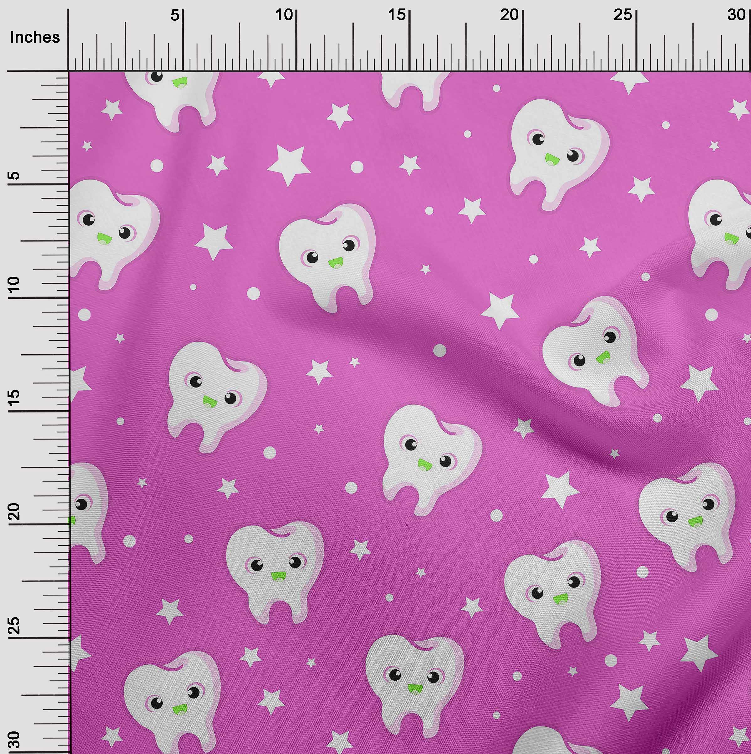Premium 100% Cotton Cambric Fabric - Light Pink Printed Dress Material, 56 Inch Wide by The Yard | Perfect for DIY Dresses, Skirts & Home Decor Projects