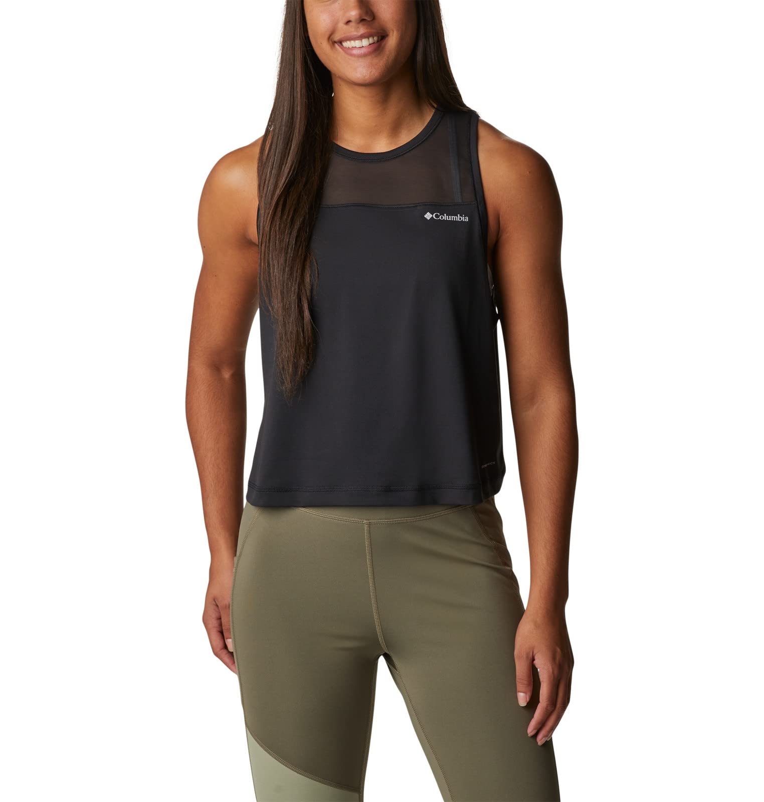 Columbia Women's Spring Canyon Tank Top - Lightweight Quick-Dry Activewear for Hiking, Yoga & Outdoor Adventures