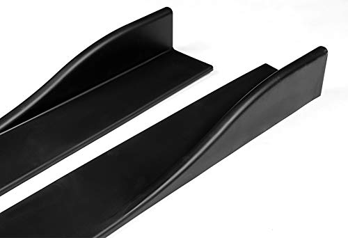 Q1-TECH 9-Piece Front Bumper Lip & Side Skirt Extensions Diffuser Body Kit for 2013-2015 Nissan Altima Sedan - Unpainted Matte Black Spoiler & Air Chin Splitter - Perfect for Car Customization & Street Style Enhancement
