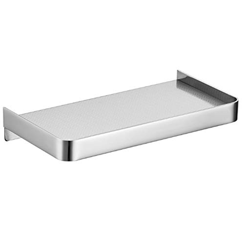 ONEYUAN Stainless Steel Wall Mounted Soap Dish Holder - Multi-Functional Bathroom Storage Shelf for Phone, Towel & Toiletries - Silver (Perfect for Shower, Kitchen & Bathroom Organization)