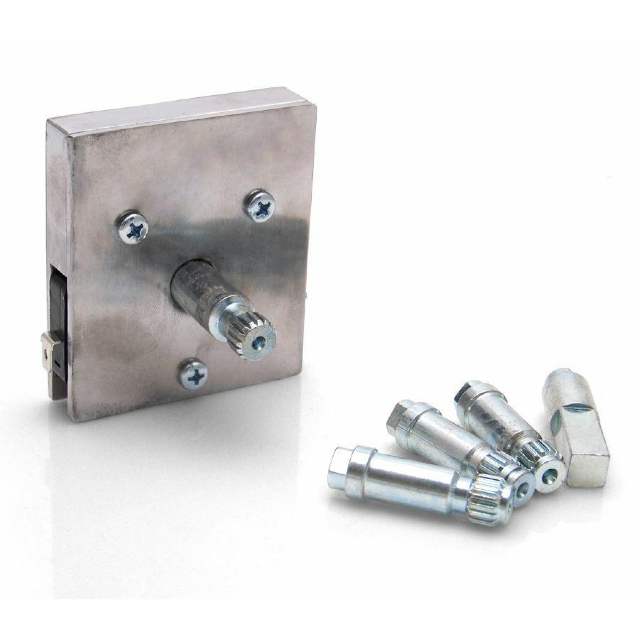 1901-1907 Oldsmobile Curved Dash 12V Power Window Switch Kit with Billet Crank & Flame Lever Handles - Classic Car Restoration & Hot Rod Customization Accessories