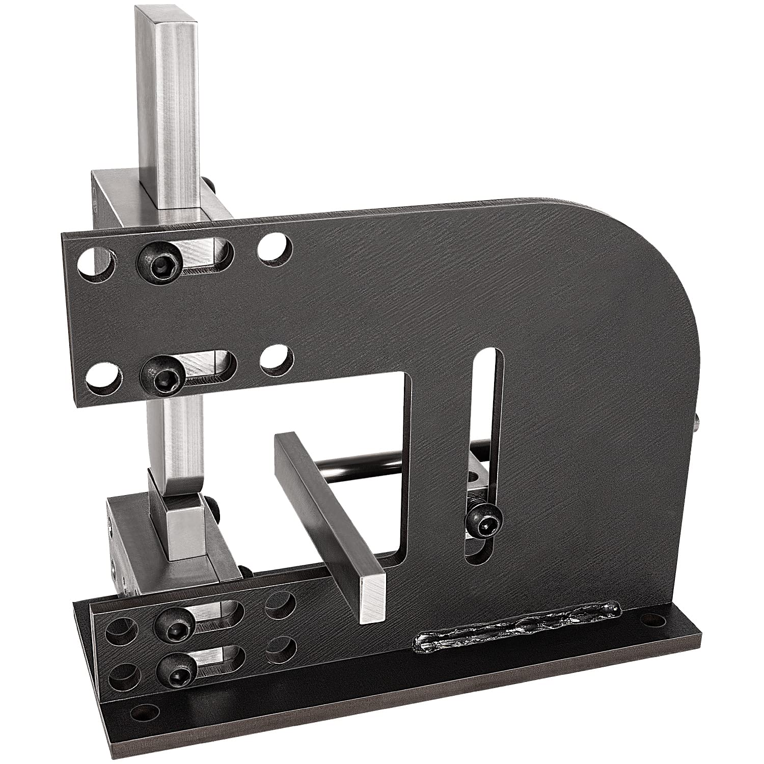 Heavy Duty Blacksmith Guillotine Tool - Forge Wizard Fullering & Cut Off Tool with 2 Sets of Guides & Dies | Perfect for Beginner Blacksmiths, Metalworking, Knife Making & DIY Forging Projects