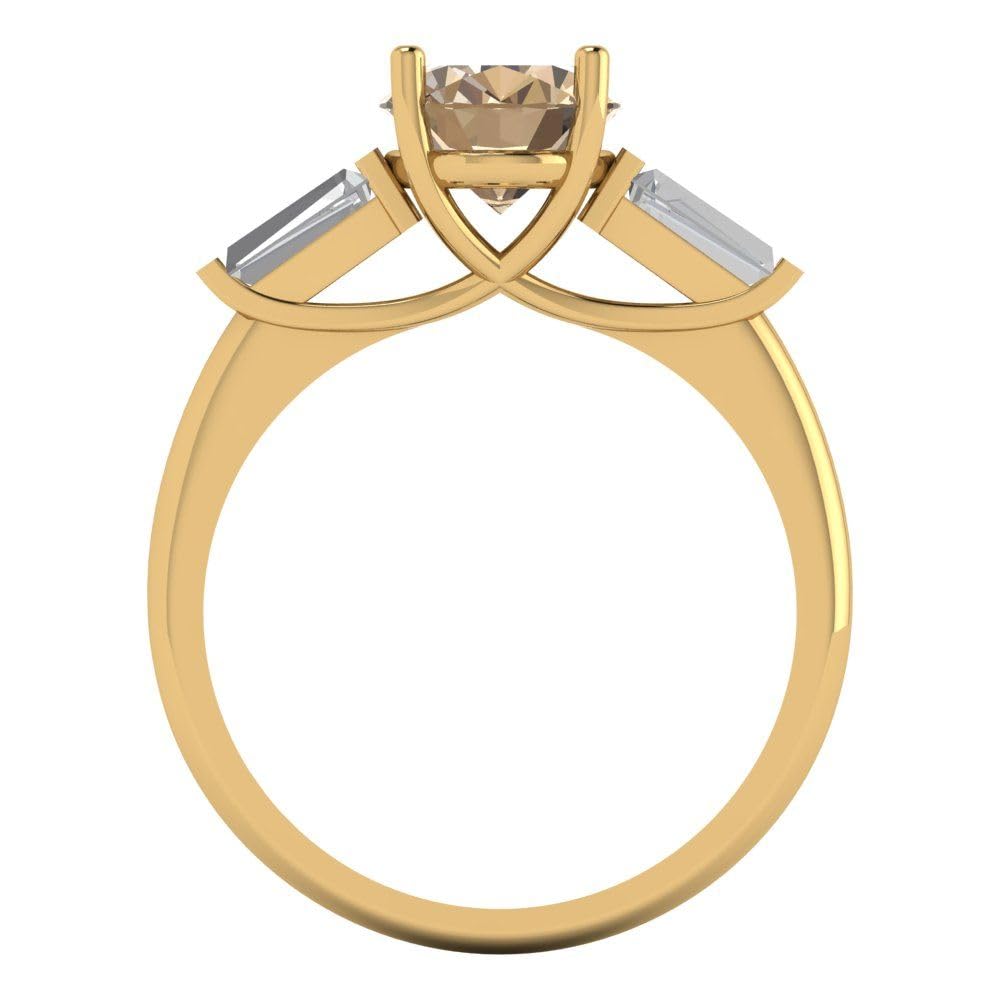 2.5ct Oval Moissanite Engagement Ring in 14k Gold for Bridal & Anniversary