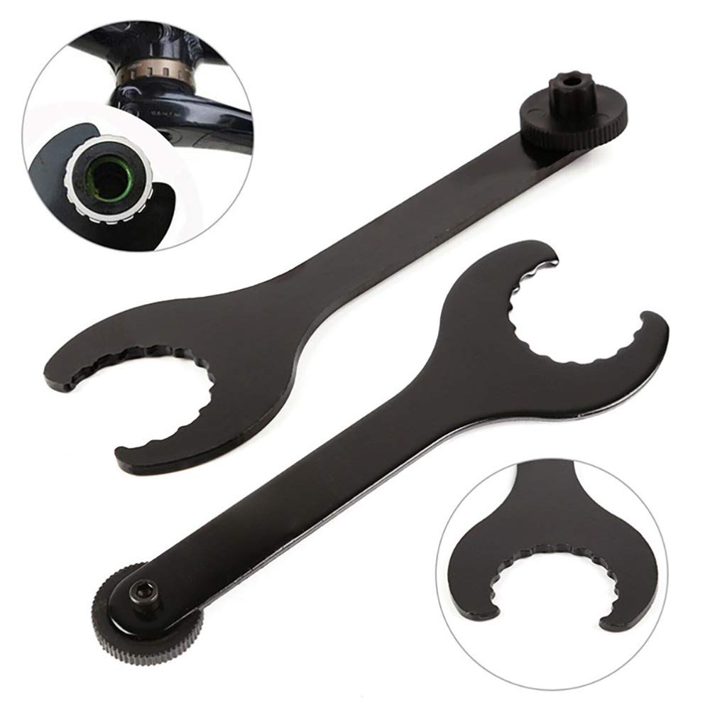 FAVOMOTO Bike Crankset Removal Tool - Integrated Center Shaft Wrench for Bicycle Bottom Bracket, Center Axle BB Wrench | Perfect for Crankset Installation, Bike Repair & Maintenance | Essential Cycling Accessories for Home Mechanics & Bike Shops