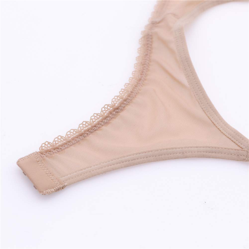 Varsmiss Women's Sexy Lace Garter Belt with See-Through Mesh Design for Stockings - Perfect for Lingerie, Boudoir, and Romantic Occasions