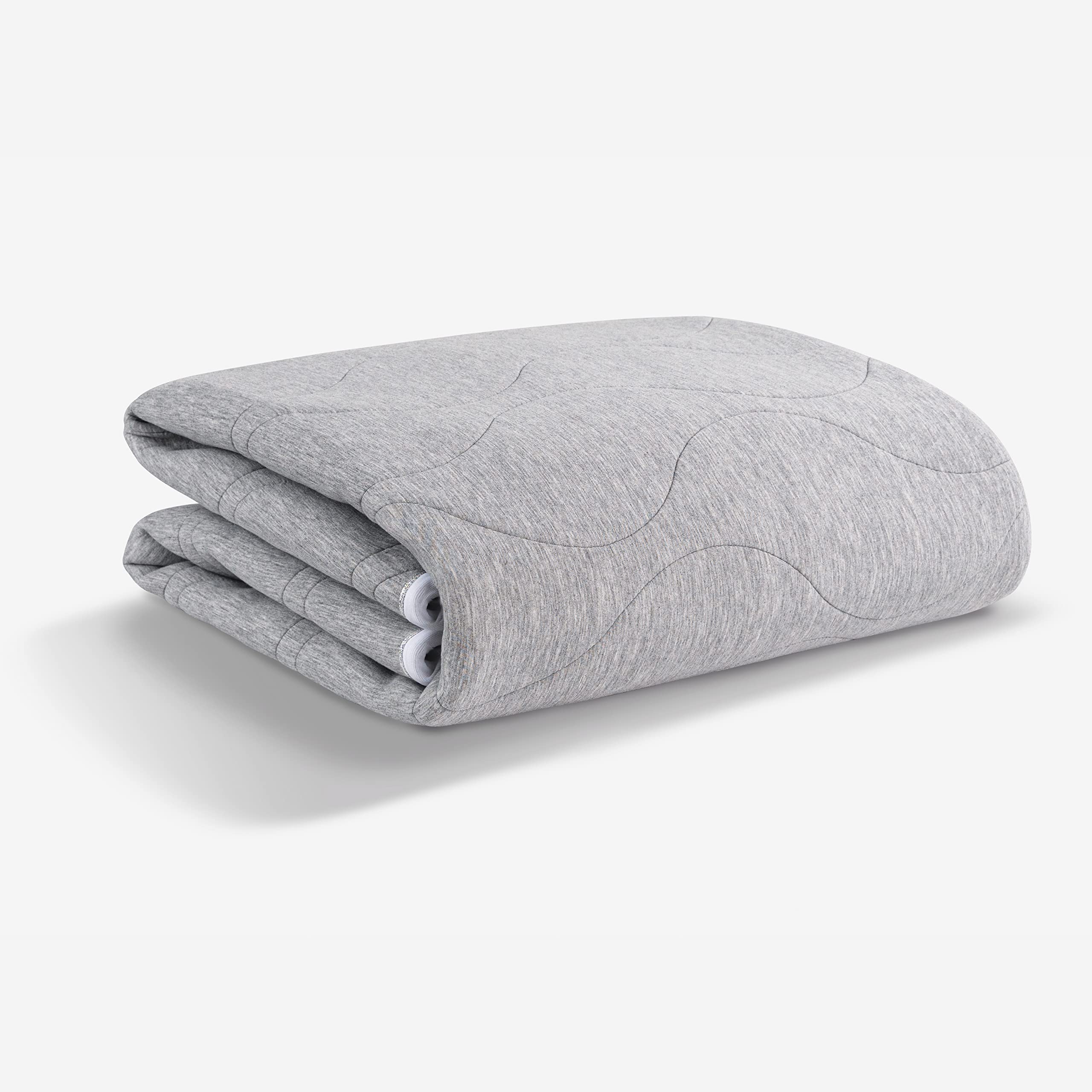 Bedgear Air-X Performance Mattress Protector - Full Size Cooling Waterproof Mattress Cover with Air-X Technology - Breathable Grey Wave Design - Machine Washable for Hot Sleepers & Allergy Relief - Perfect for Bedrooms, Guest Rooms & Dormitories