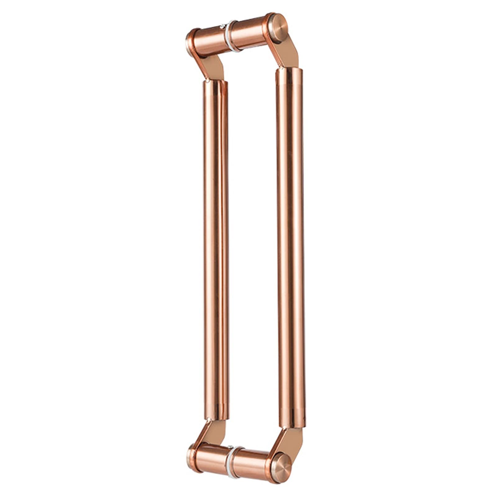 Stainless Steel Push Pull Door Handle - Commercial Double Sided Bar Handle for Barn Doors, Shower Glass, Office, Shop Entry, Garage, Shed & Gate (Rose Gold, 150cm/59in) - Durable & Stylish Hardware for Modern Spaces