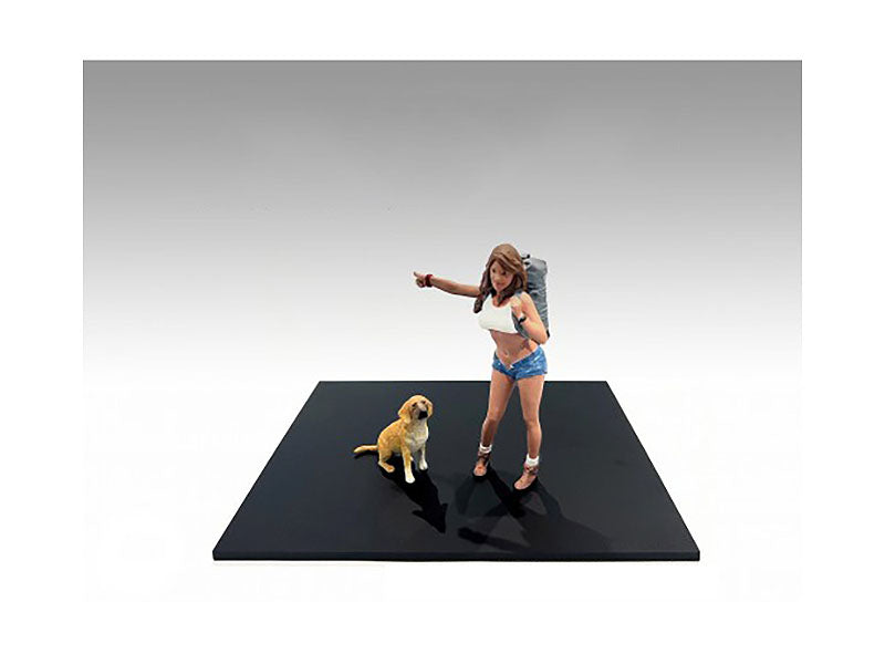 American Diorama 1/18 Scale Model Figure 705 Set - 2 Piece Figure18 Series 1 Collection for Car Display, Diorama Scenes & Model Train Layouts
