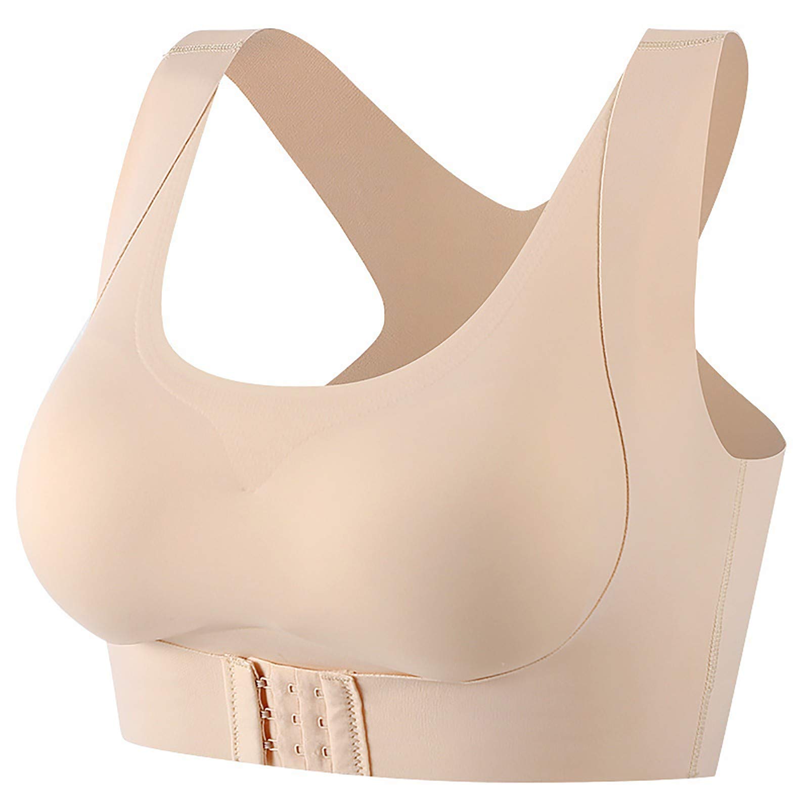 Plus Size Racerback Sports Bra - High Impact Support for Workout & Yoga