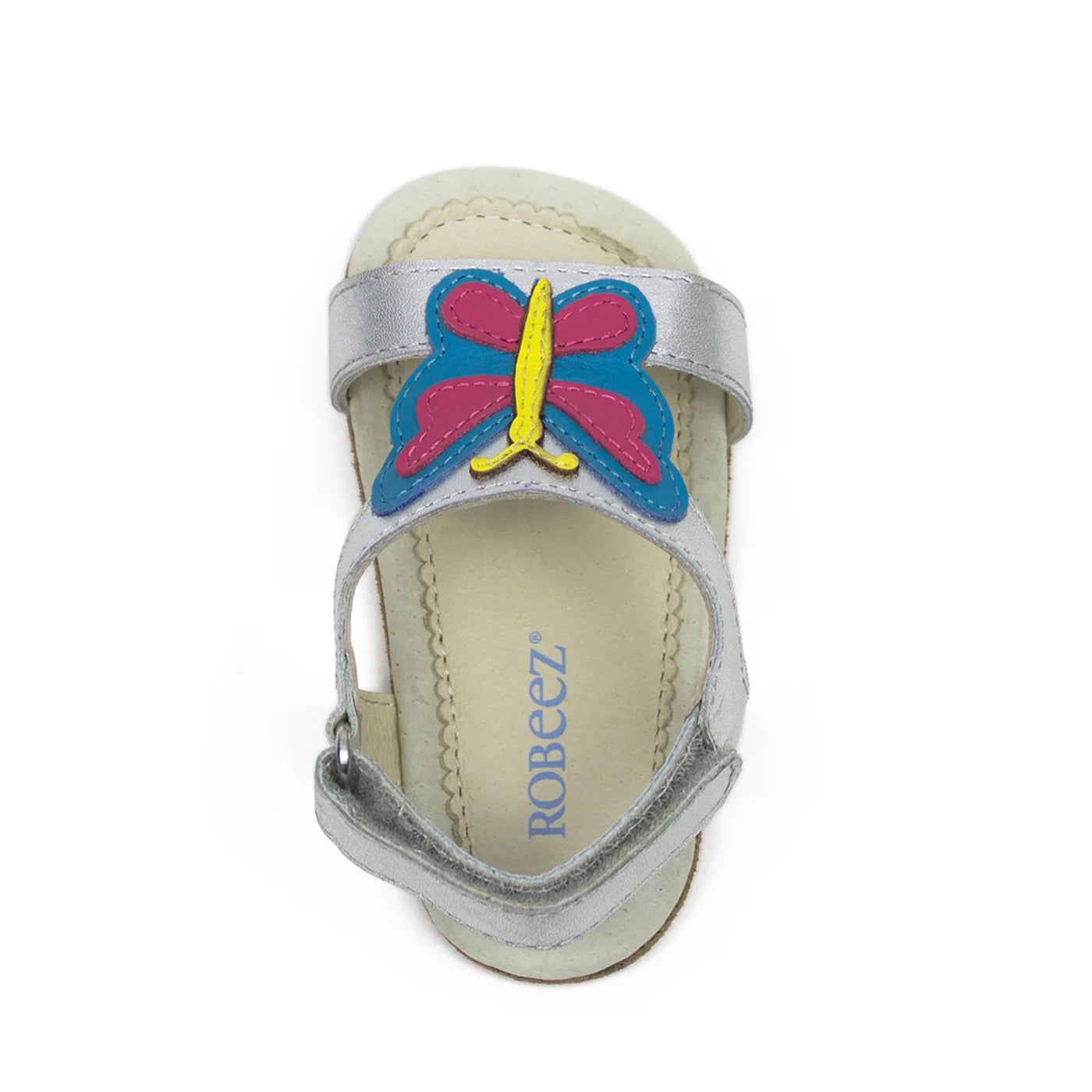 Robeez Butterfly First Kicks Baby Shoes - Soft Sole Infant Shoes for Crawling & Early Walkers - Perfect for First Steps, Baby Photos & Special Occasions