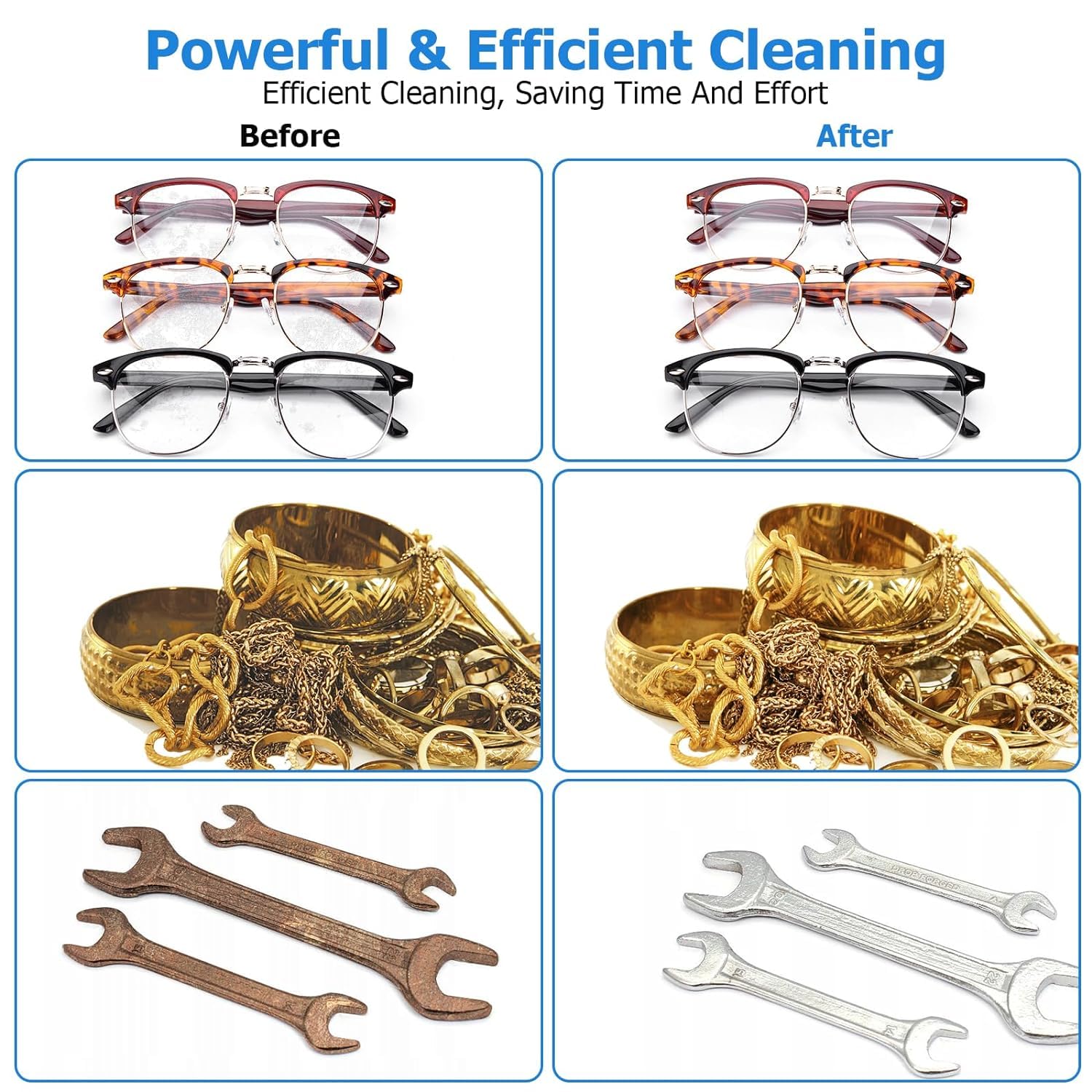 360W 15L Ultrasonic Jewelry Cleaner Machine with Digital Timer & Heater - 304 Stainless Steel Tank for Dentures, Glasses, Industrial Parts, Carburetors & Circuit Boards - Perfect for Jewelry Stores, Dental Clinics & Home Use