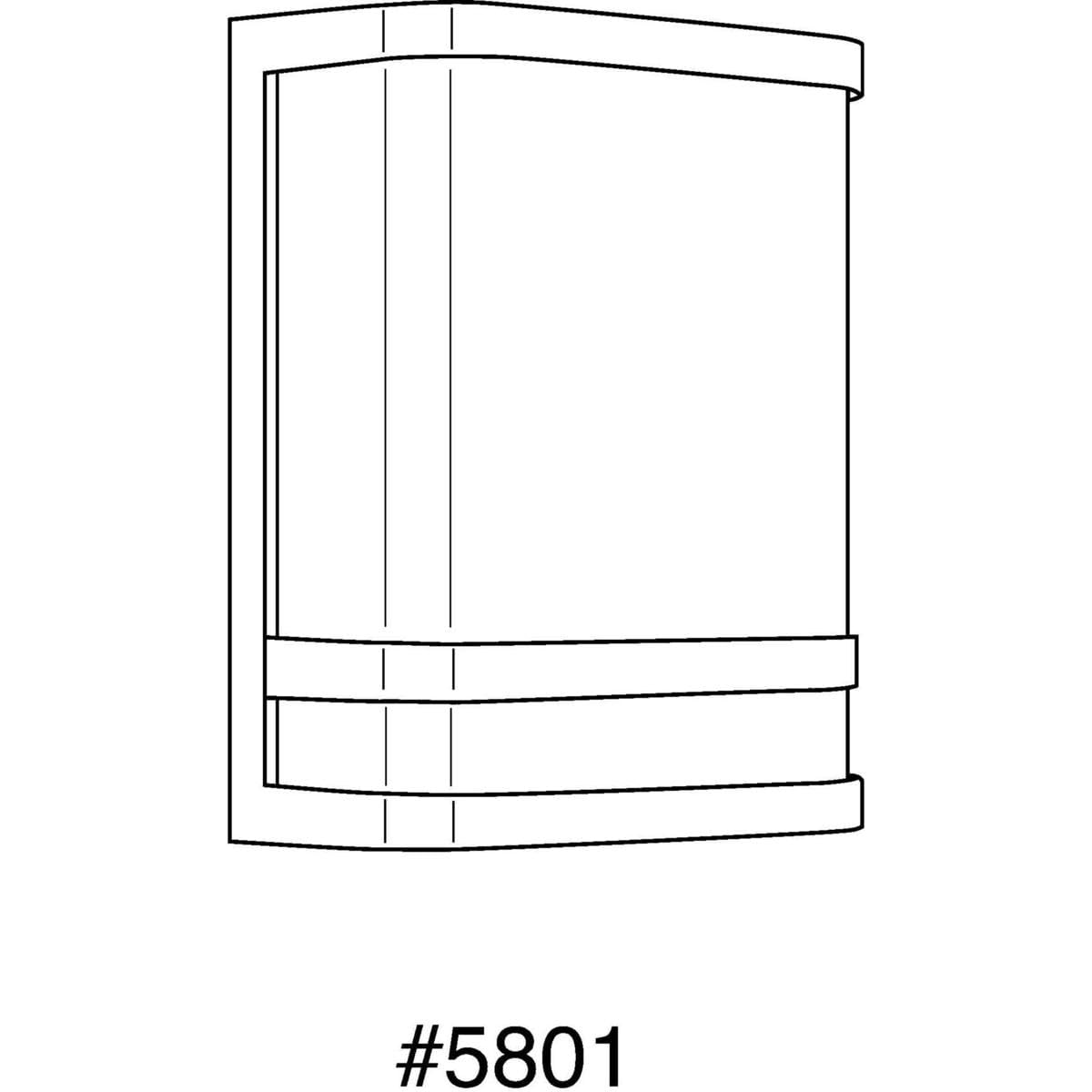 Progress Lighting Valera LED 1-Light Modern Outdoor Wall Lantern - Matte White Acrylic Shade, Architectural Bronze Finish - Perfect for Porch, Patio, Garden & Entryway Lighting