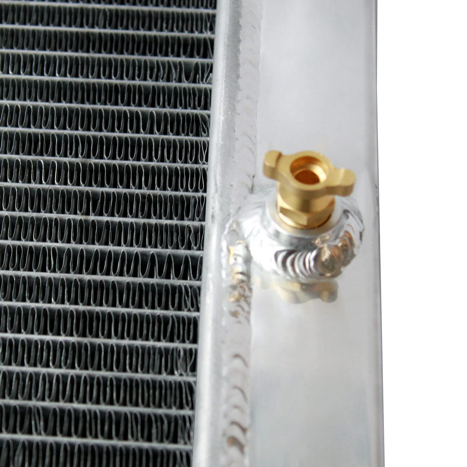 High-Performance 3-Row Aluminum Radiator Kit for Dragster & Roadster - Includes Fan Shroud & Thermostat | Perfect for Racing, Hot Rods & Custom Builds