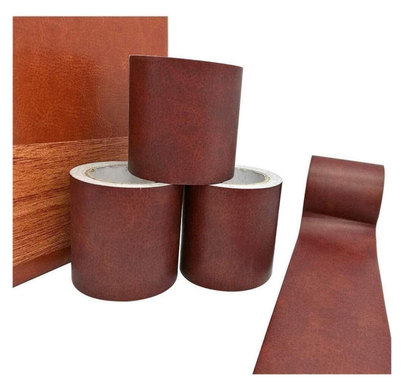 JUZZQ 4PCS Heavy Duty Fabric Repair Tape - Extra Strong Adhesive Masking Tape for Clothes, Carpet & Furniture (Red) - Perfect for Emergency Repairs & DIY Projects