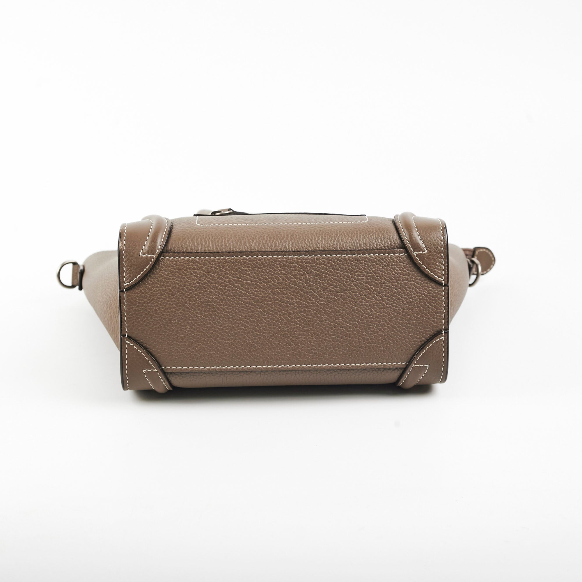 Celine Luggage Nano Handbag in Taupe - Stylish & Compact Crossbody Bag for Women | Perfect for Work, Travel & Everyday Use