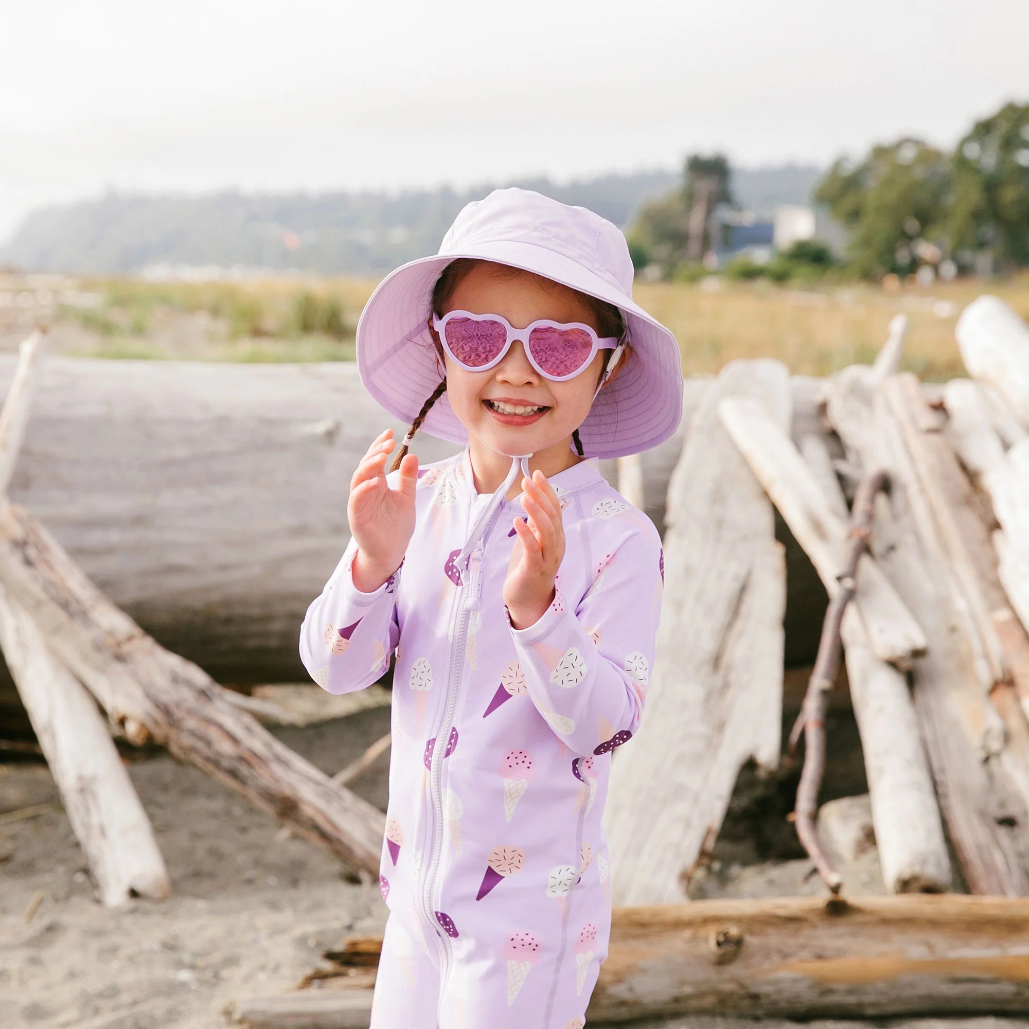 Jan & Jul Lavender Aqua Dry Bucket Hat for Women & Men - UV Protection Sun Hat for Beach, Hiking, Fishing & Outdoor Activities