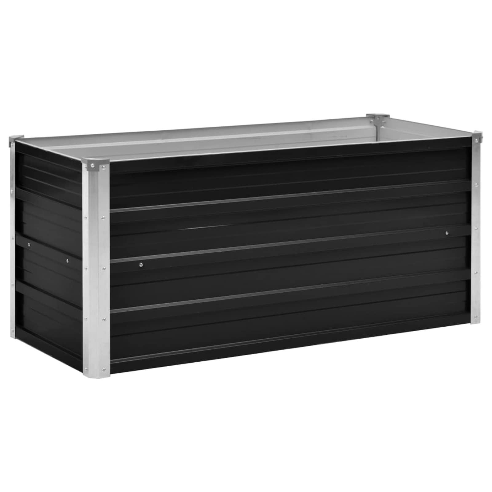 **Galvanized Steel Raised Garden Bed Planter Box 39.4