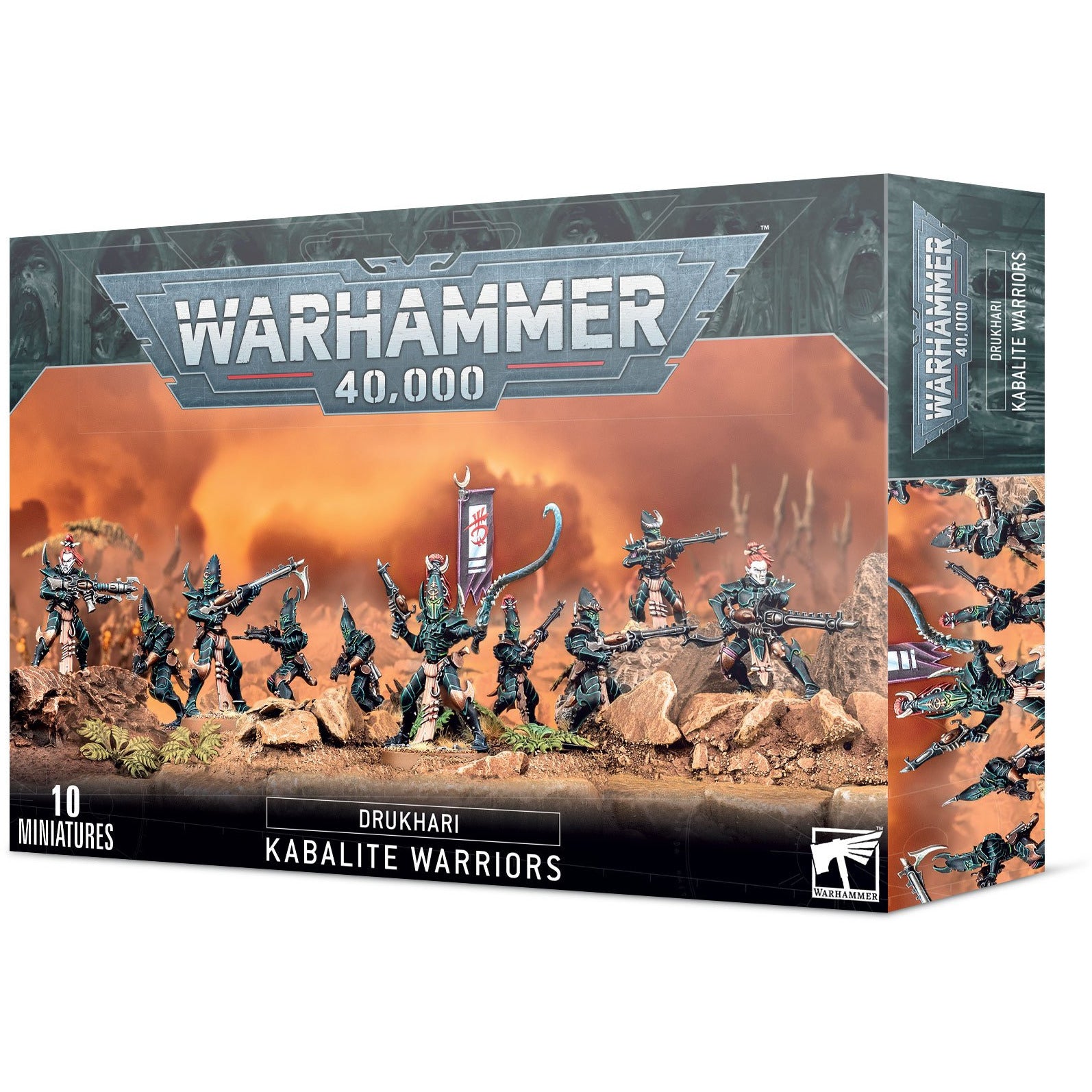 Drukhari Kabalite Warriors - Warhammer 40K Dark Eldar Miniatures for Tabletop Wargaming | Perfect for Collectors and Competitive Play