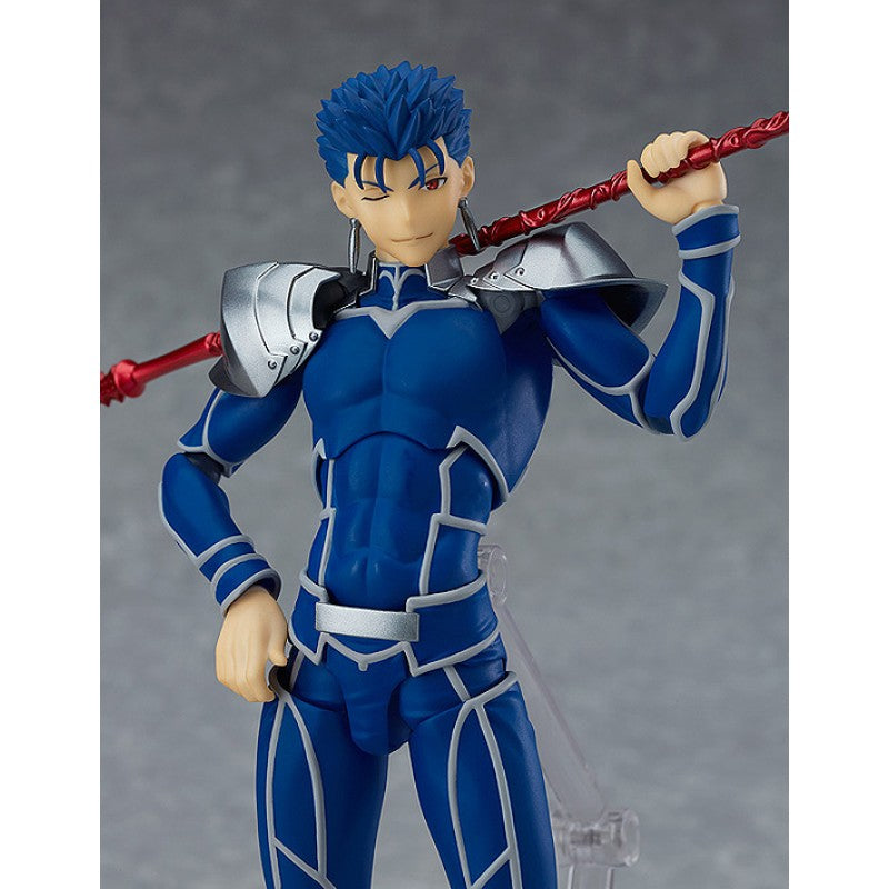 Fate/Grand Order Figma #375 Lancer Cu Chulainn Action Figure - Collectible Anime Model for Display & Role-Playing Scenes