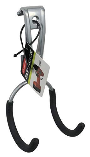 StandAlone 1784455 Fast Track Garage Compact Hook Satin Nickel - Space Saving Wall Mounted Organizer for Tools, Hats & Coats in Garage, Shed or Entryway