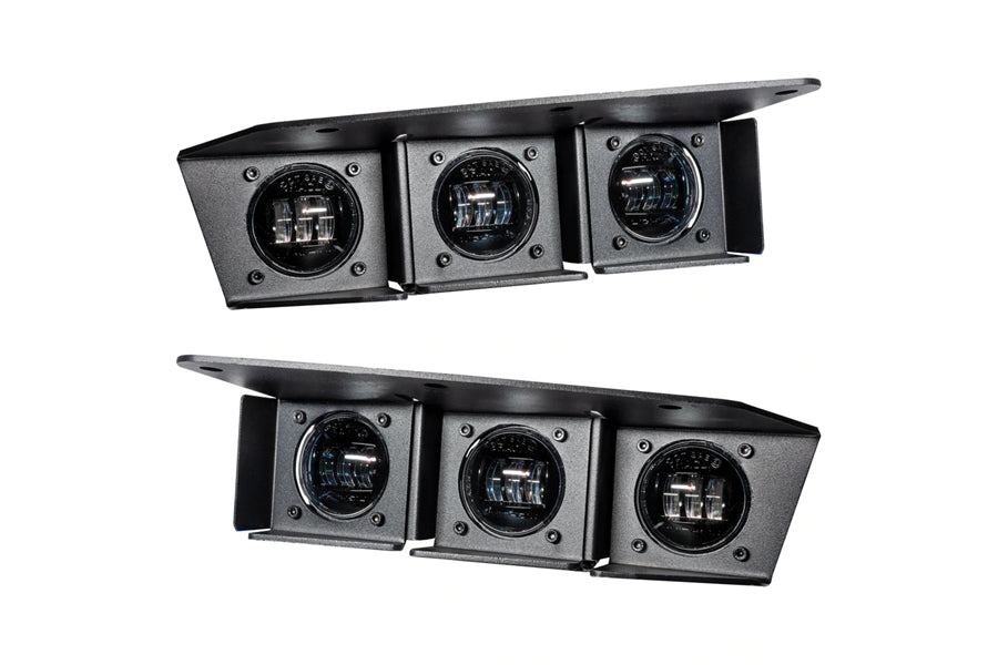 2021-2023 Ford Bronco Oracle Triple LED Fog Light Kit - Bright White Off-Road Lights for Adventure & Night Driving | Perfect for Off-Roading, Camping & Trail Exploration