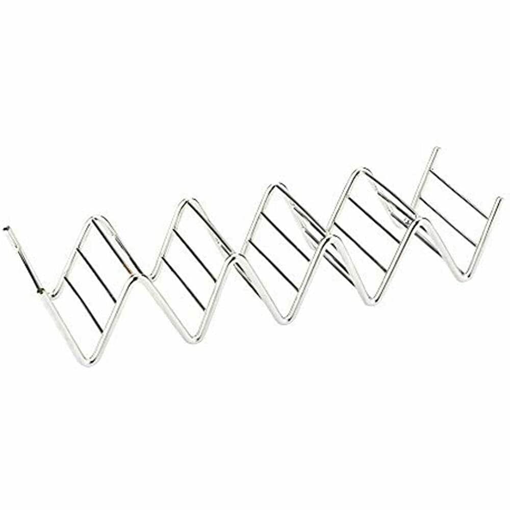 Premium Taco Holder Stand for 4 Tacos - Durable Taco Rack & Tortilla Shell Organizer | Perfect for Taco Tuesday Parties, Mexican Food Serving & Kitchen Counter Display