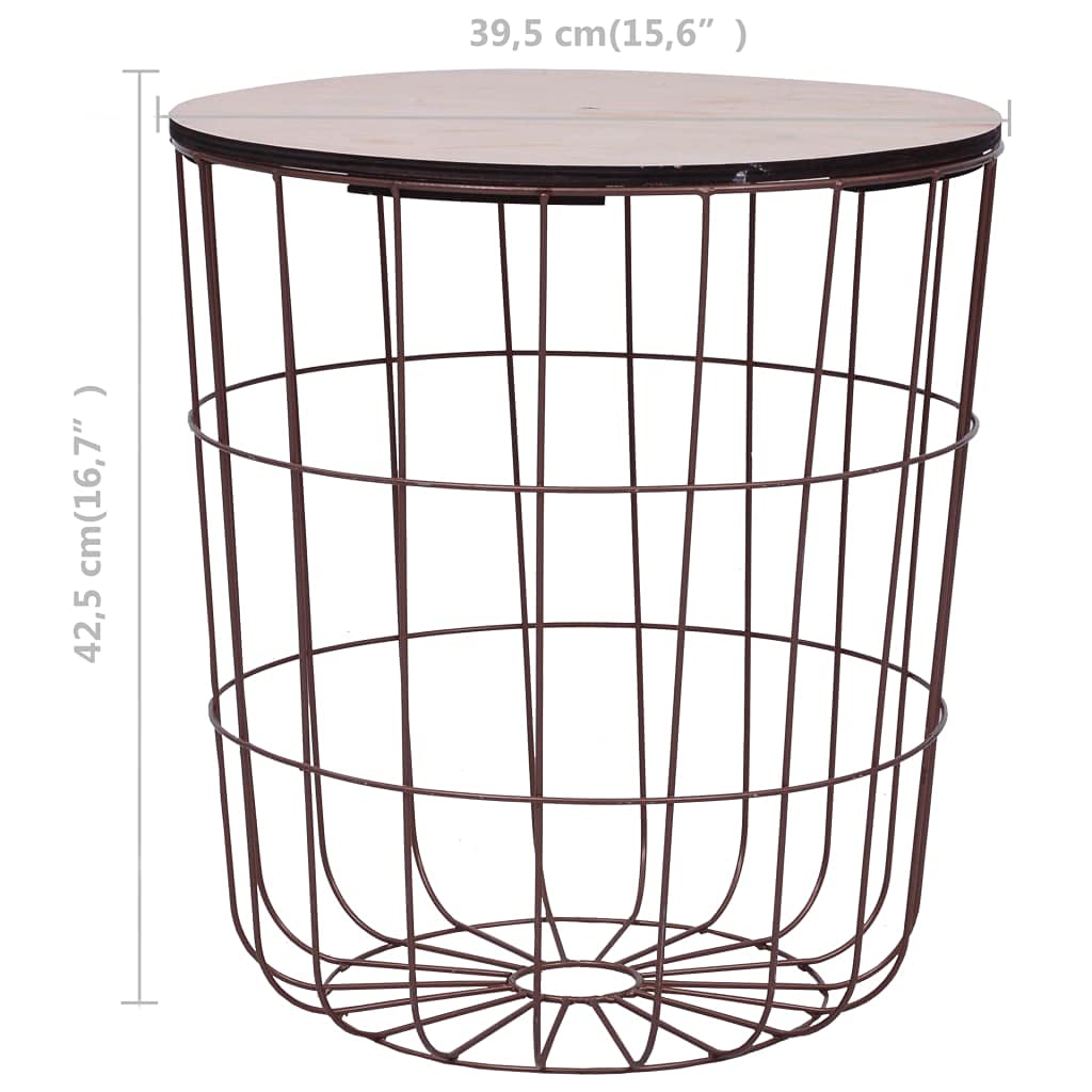 Round Coffee Table for Living Room - 15.6