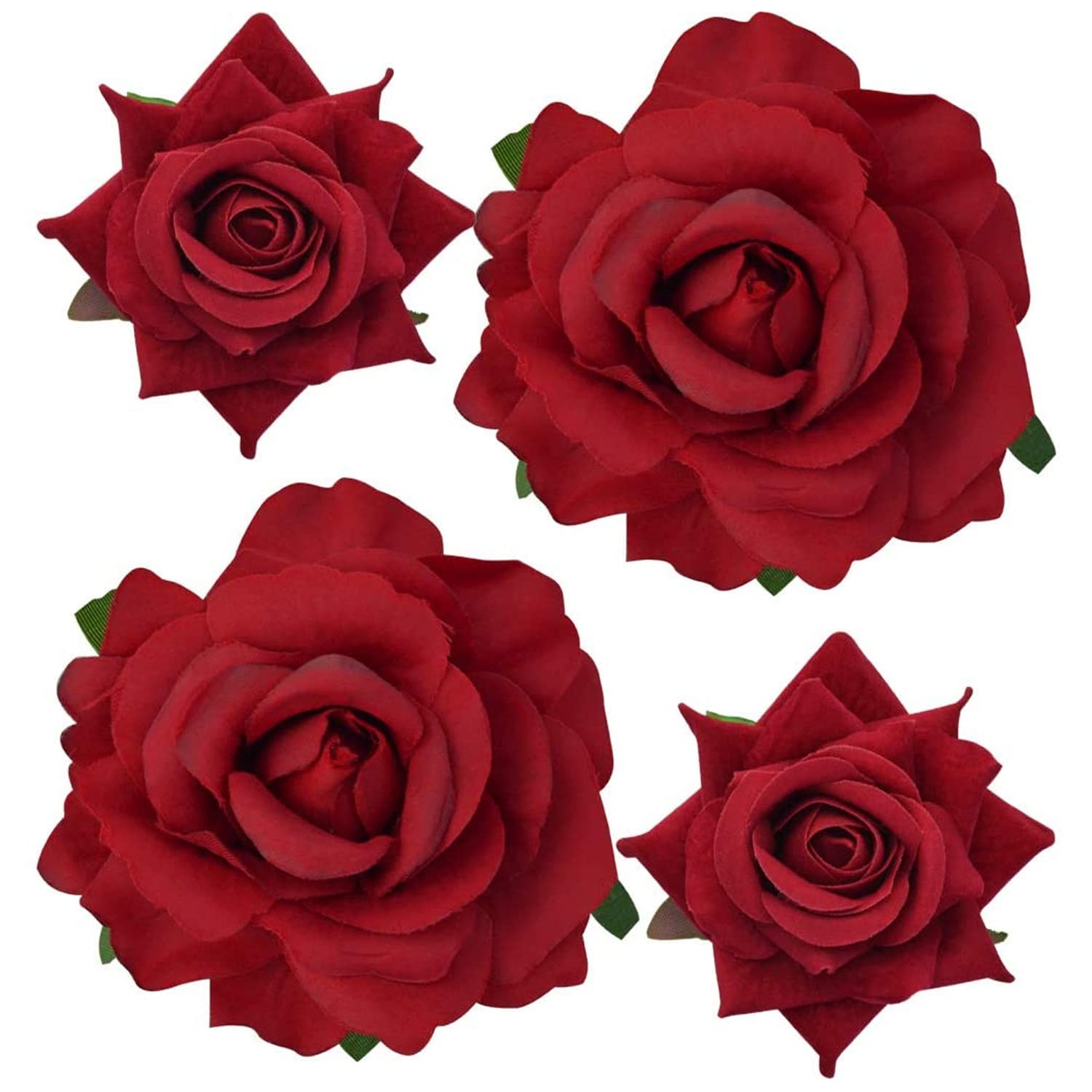 PRAVRAJYA 2-Pack Artificial Hair Bun Set with Gajra & Rose Flower U-Pin Hair Clips for Women & Girls – Perfect for Weddings, Parties & Daily Styling