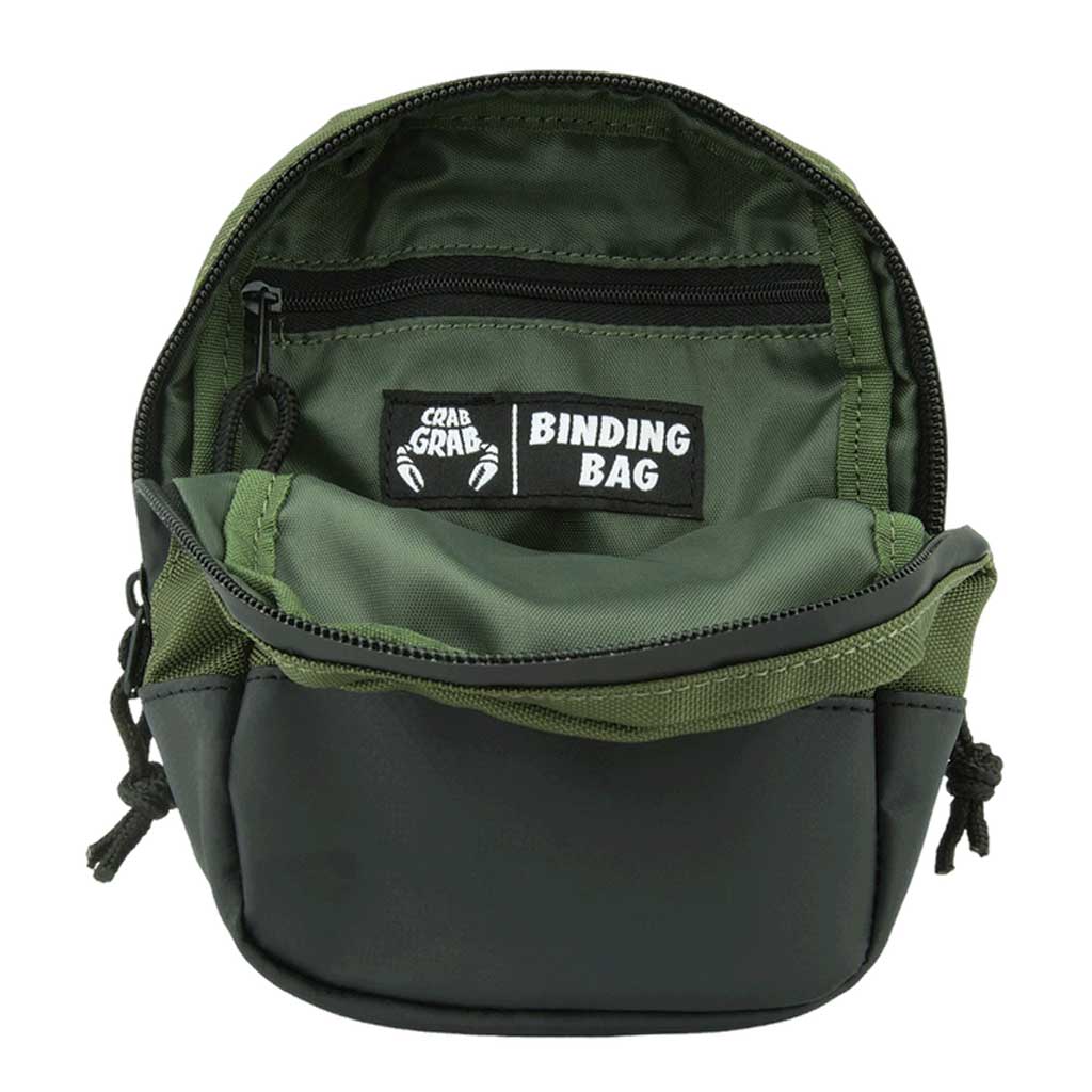 Crab Grab Snowboard Binding Bag - Army Green | Durable & Waterproof for Snowboard Gear Storage | Perfect for Travel & Mountain Adventures