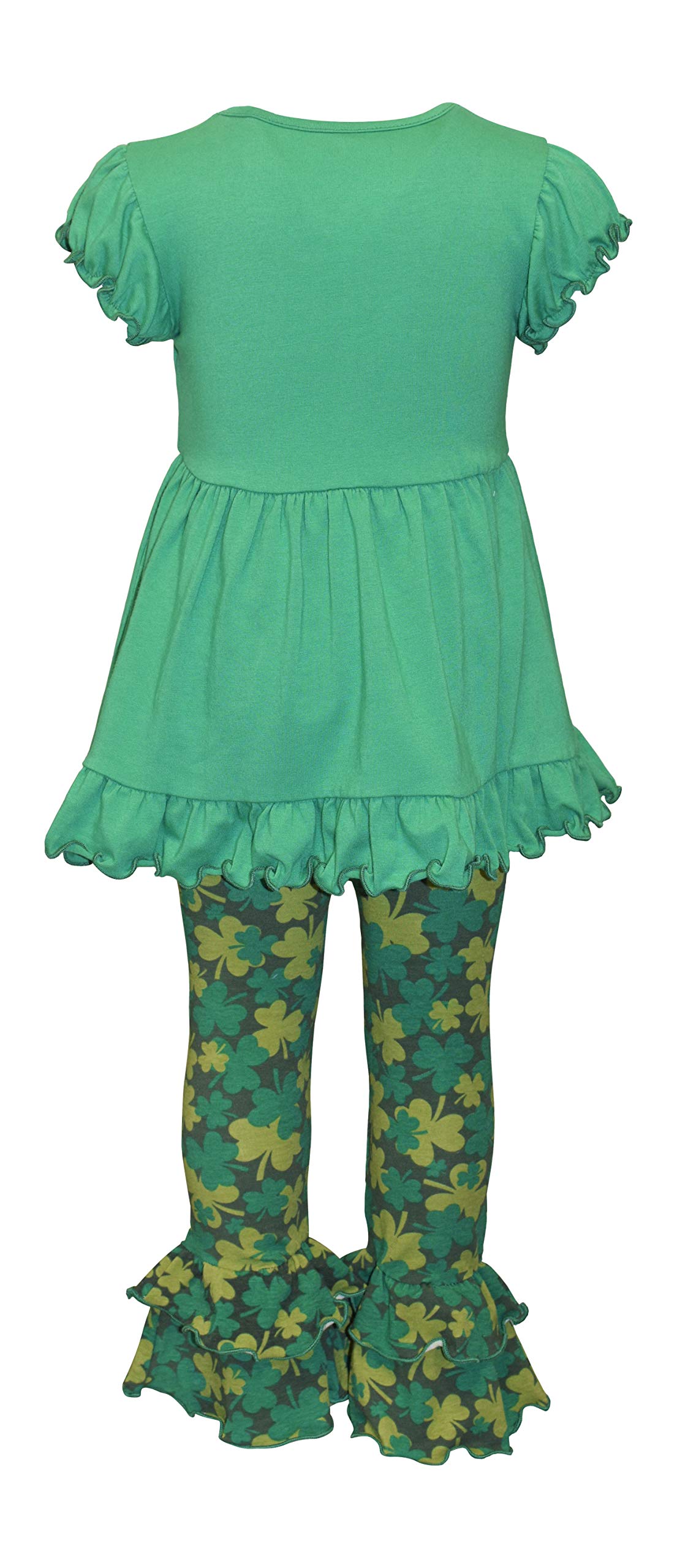 Girls 2-Piece Ruffle Leggings & Shirt Set for Toddler Playtime