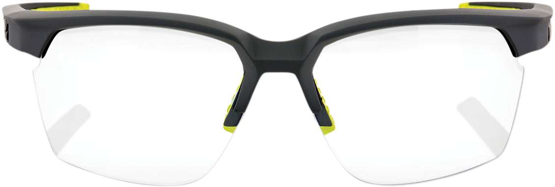 100% Sportcoupe Photochromic Sunglasses - Gray (Model 61020 188 77) for Running, Cycling & Outdoor Sports