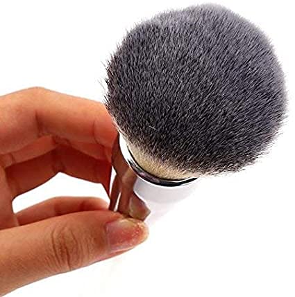 Lele® Professional Face Blush Powder Makeup Brush - Soft Synthetic Bristles, Silver Handle - Perfect for Contouring, Highlighting & Everyday Makeup Application