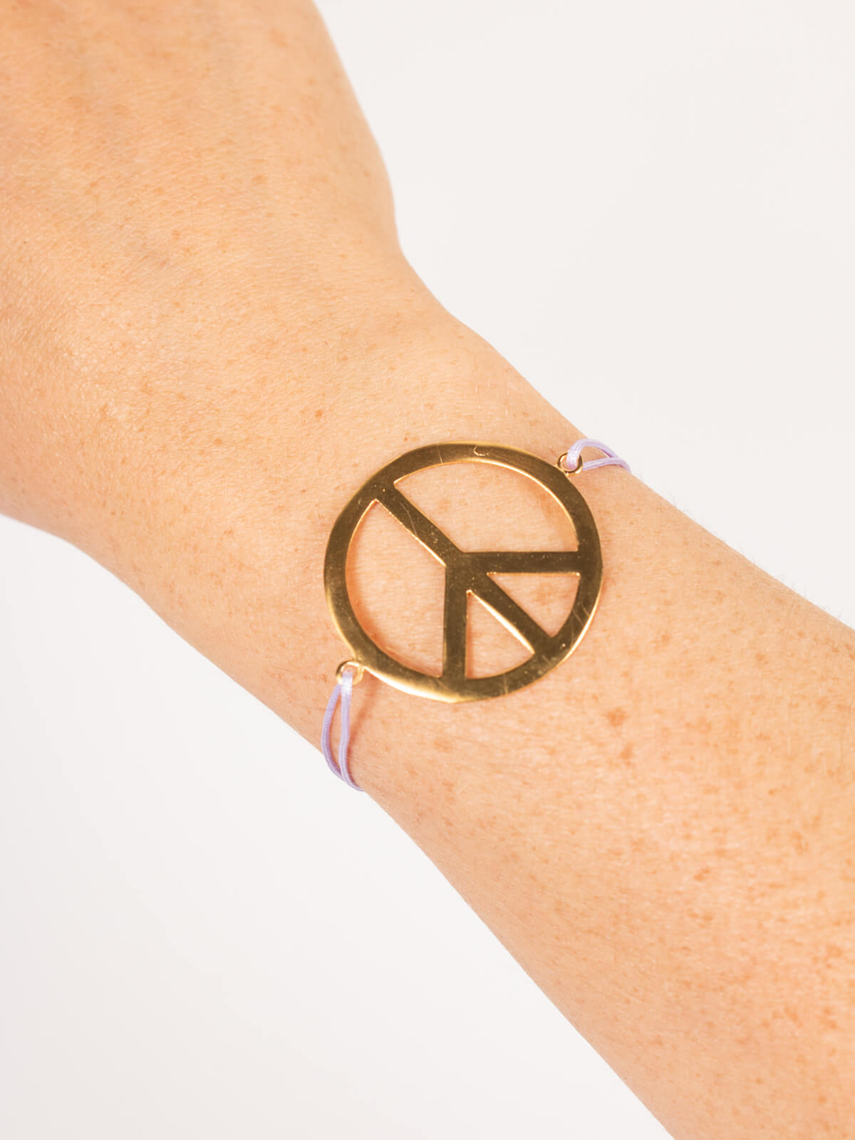 Gold Peace Bracelets for Women - Large Size Handmade Jewelry for Everyday Wear & Gifts | Perfect for Yoga, Meditation & Boho Style