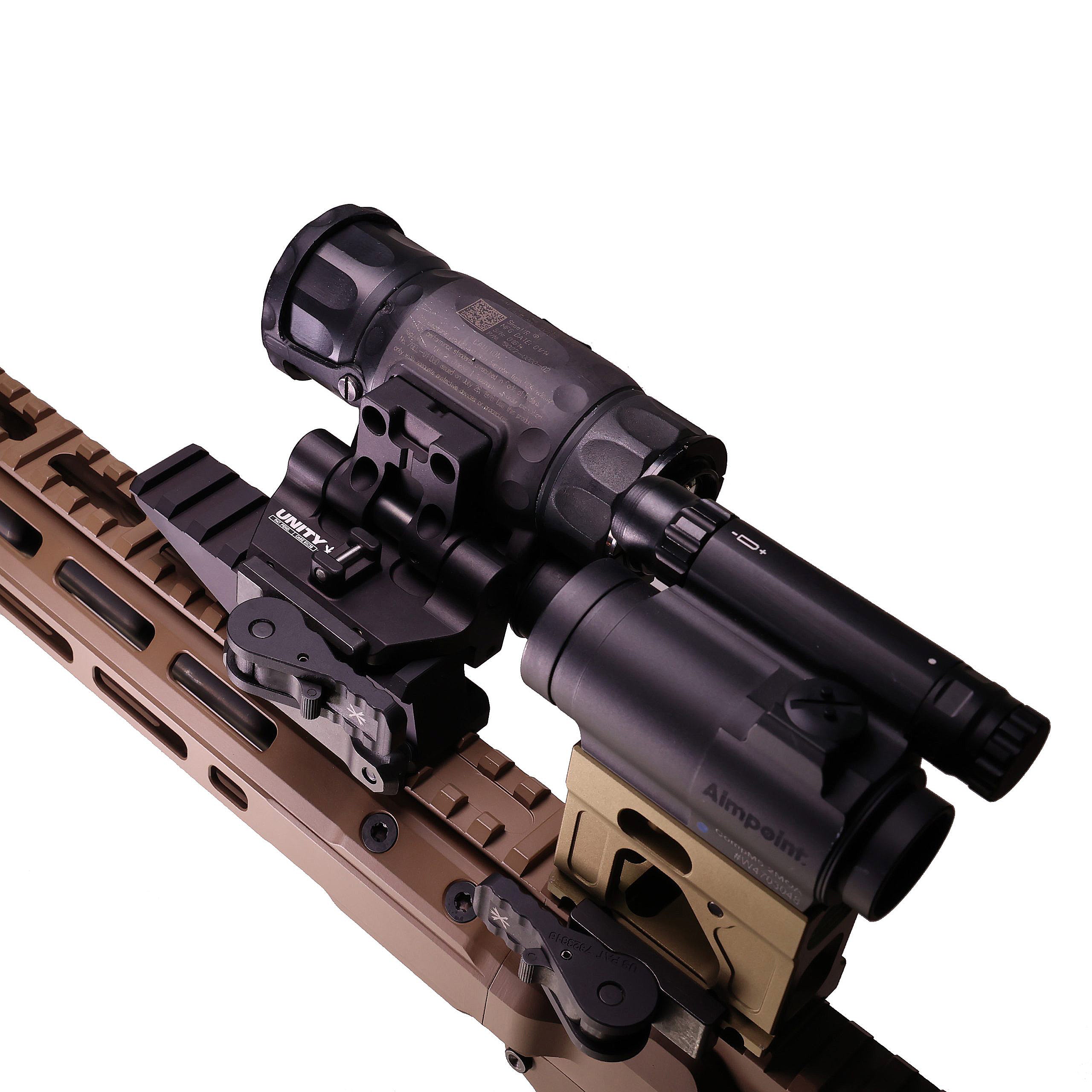 Unity Tactical CTM Combat Thermal Mount for SkeetIR & VooDoo S - Night Vision Scope Mount for Tactical Shooting & Hunting Accessories