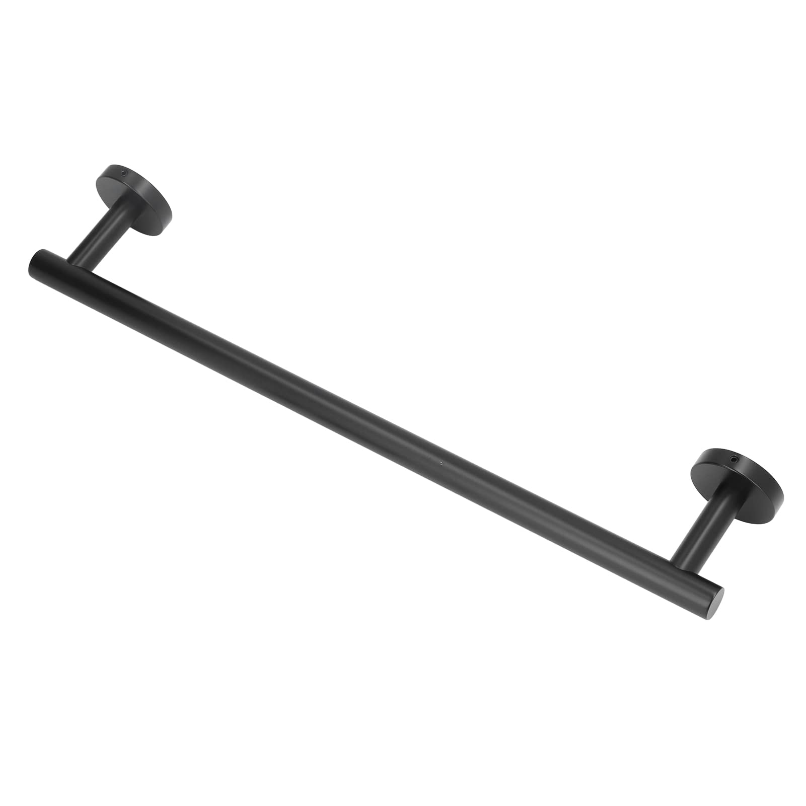 Okuyonic Black Towel Bar - 304 Stainless Steel No-Drill Towel Rod with Easy Installation for Bathroom, Kitchen & Laundry - Perfect for Modern Homes & Apartments