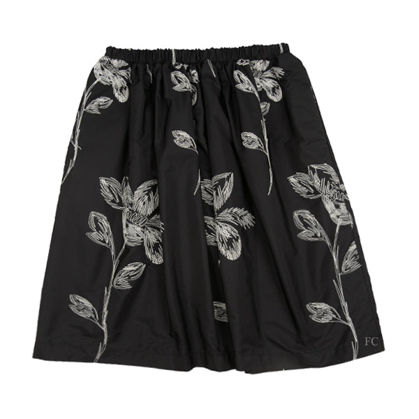 Stylish Rodonite Black Skirt by Piccola Ludo - Elegant Women's Midi Skirt for Casual Wear, Office & Date Night Outfits
