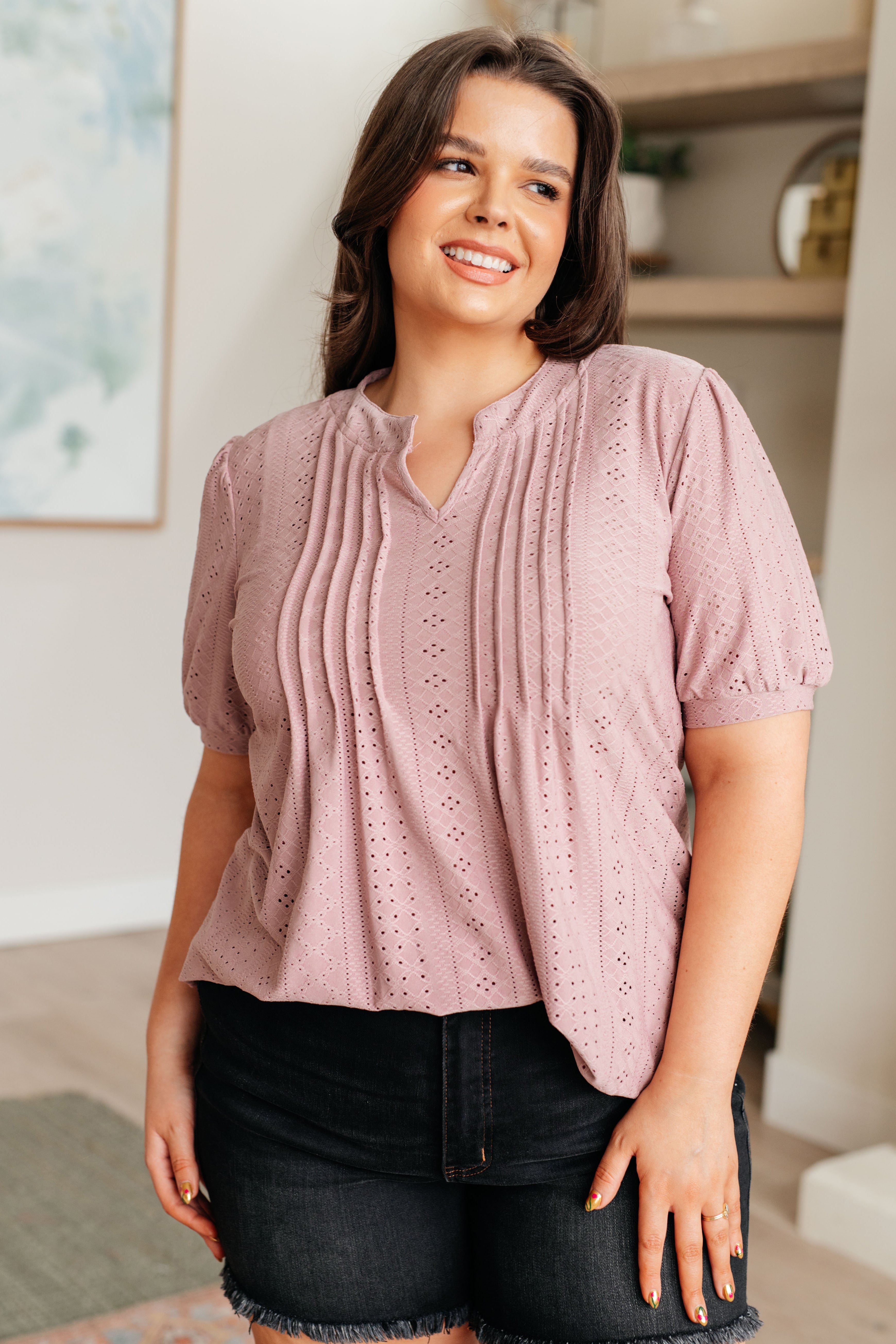 Best Chance Pleat Front Blouse for Women | Elegant Office & Casual Wear | Perfect for Work, Dates & Special Occasions