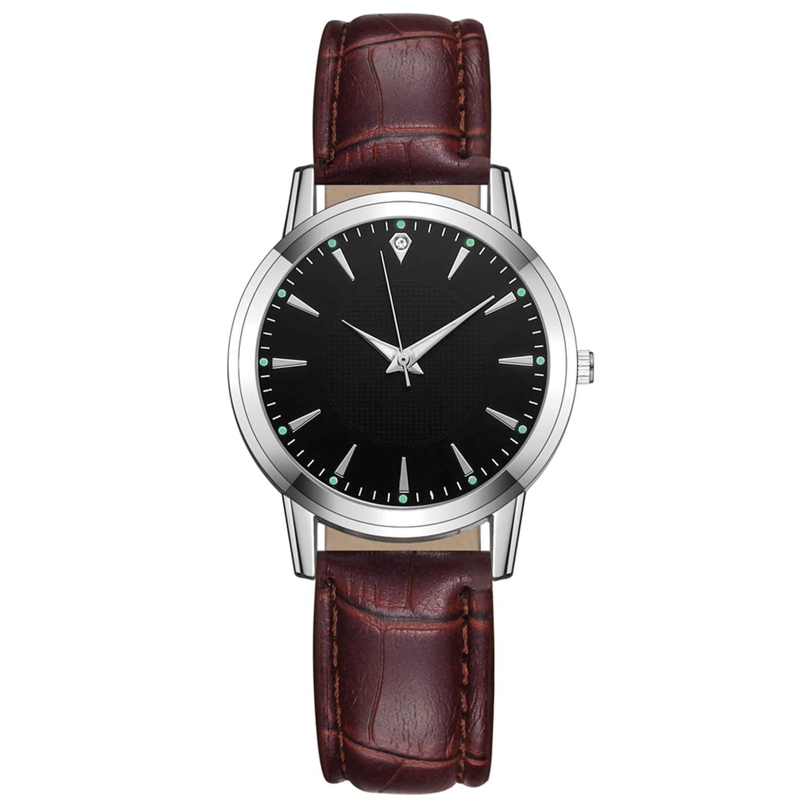 Luxury Stainless Steel Quartz Watch for Women - Elegant Casual Leather Strap Bracelet Watch with Stylish Dial - Perfect for Office, Party & Everyday Wear