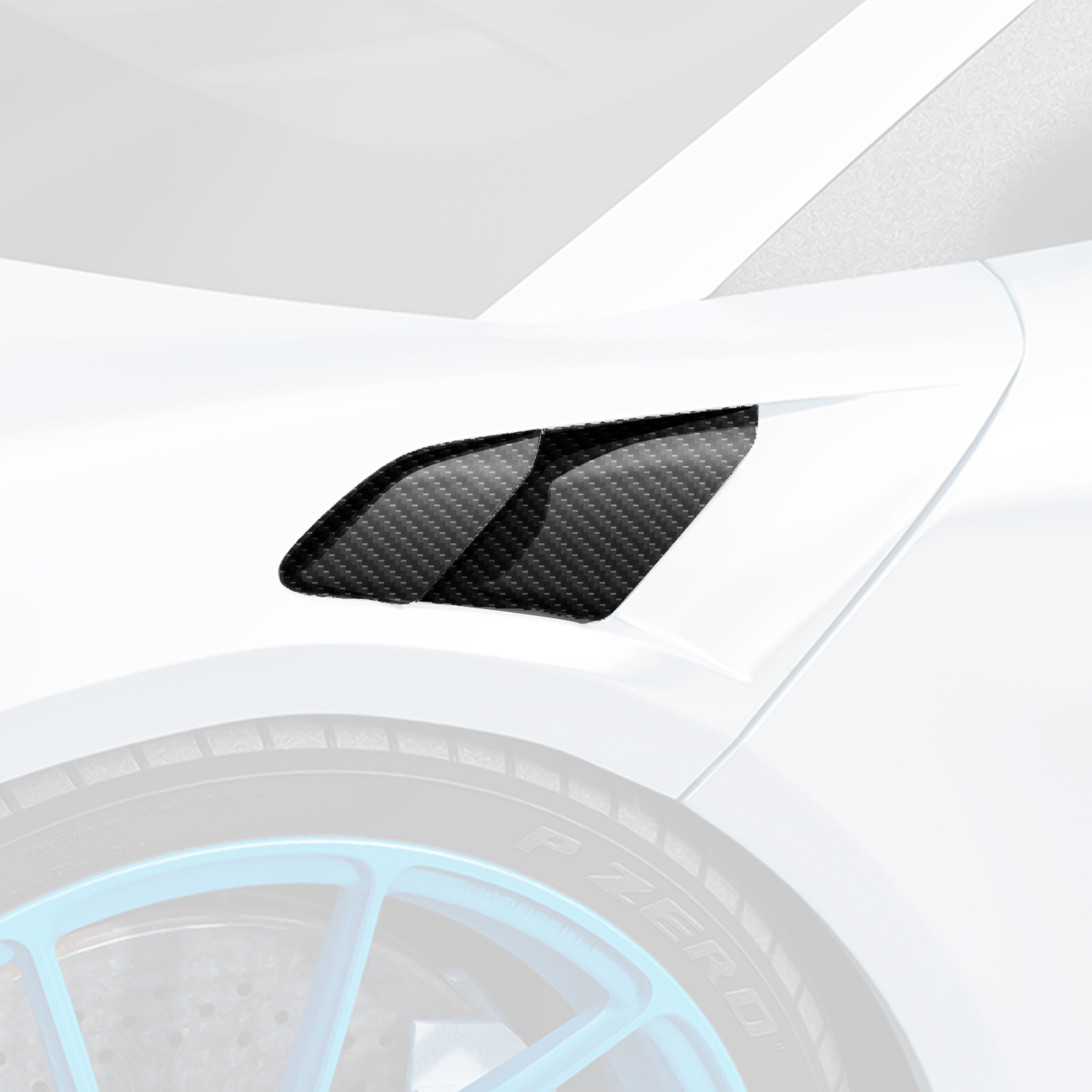 GP63 Fender Vents - Universal Car Wheel Well Trim Covers for Enhanced Vehicle Style & Protection | Perfect for Off-Road, Custom Builds & Car Enthusiasts