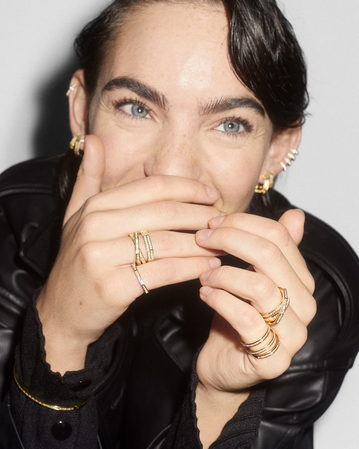 GRID 1 Bianca Ring - Elegant Silver Stackable Ring for Women | Perfect for Everyday Wear, Gift Giving & Special Occasions