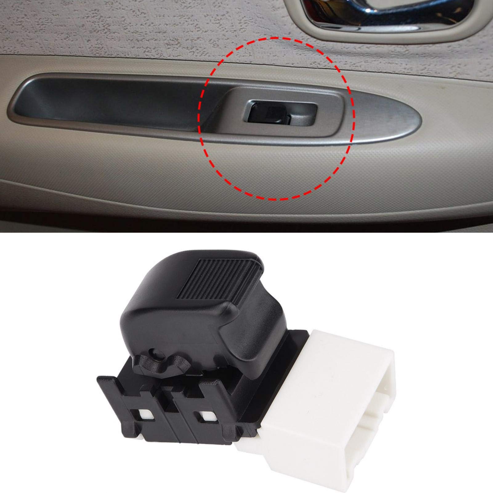 Daihatsu 84810-87104 Power Window Switch - Electric Window Control Switch for Passenger Side (Left/Right) - Compatible with Daihatsu Models - Perfect for Car Window Repair & Replacement
