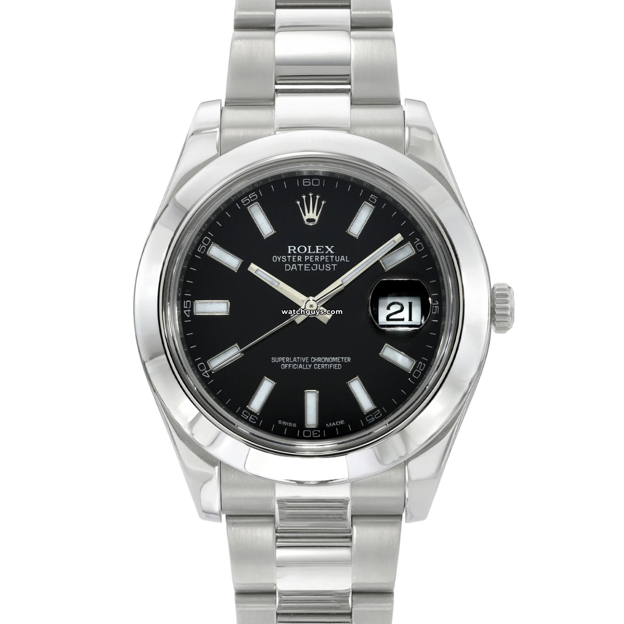 Rolex Datejust 116300 Men's Watch - Black Dial, Oyster Bracelet, Stainless Steel - Perfect for Business, Formal Events & Luxury Gift Giving