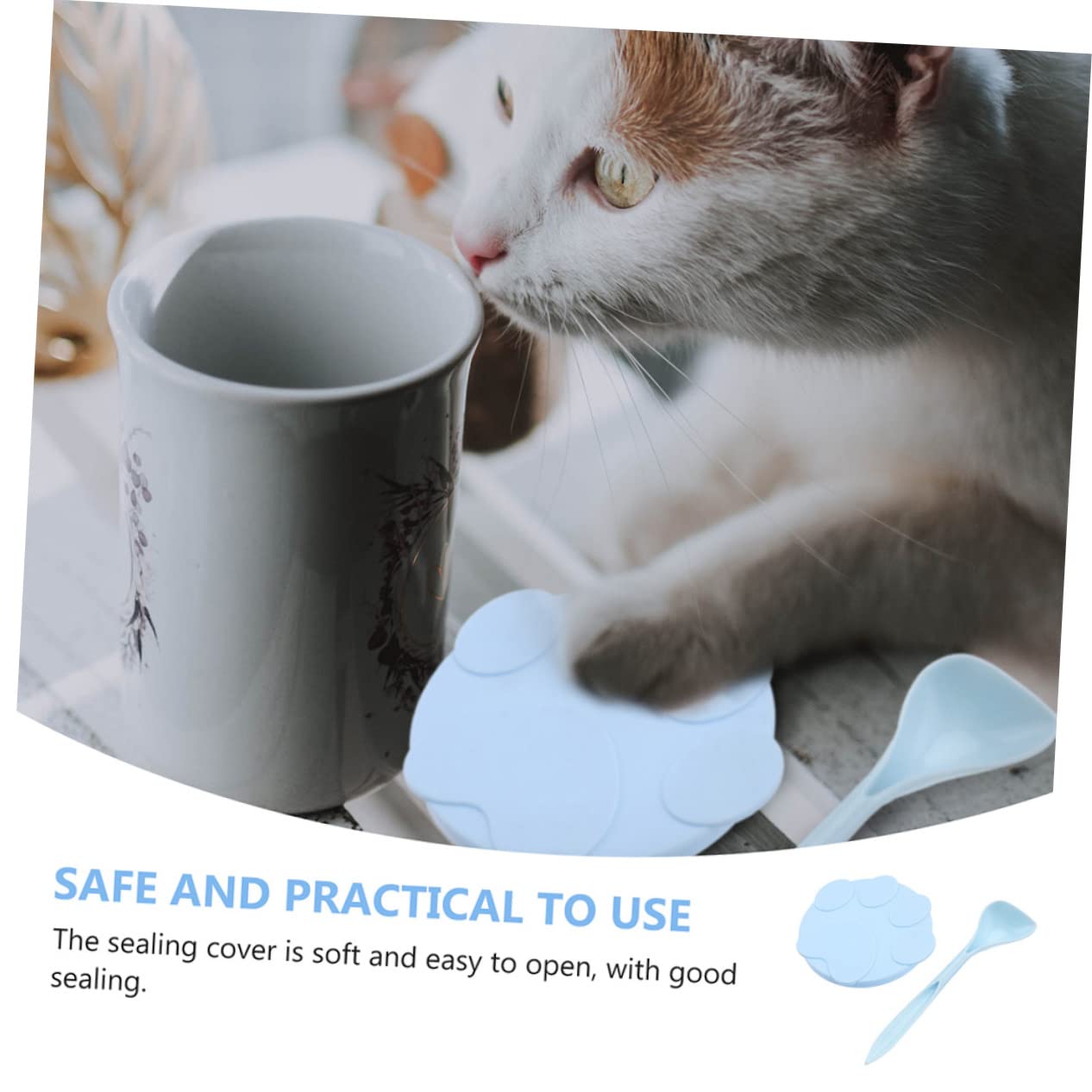 Hemoton 2-Pack Universal Pet Food Can Lids - Airtight Seal for Dog & Cat Food Cans - Replacement Covers for Home & Shop Use - Keep Pet Food Fresh & Secure - Perfect for Kittens, Puppies & Adult Pets