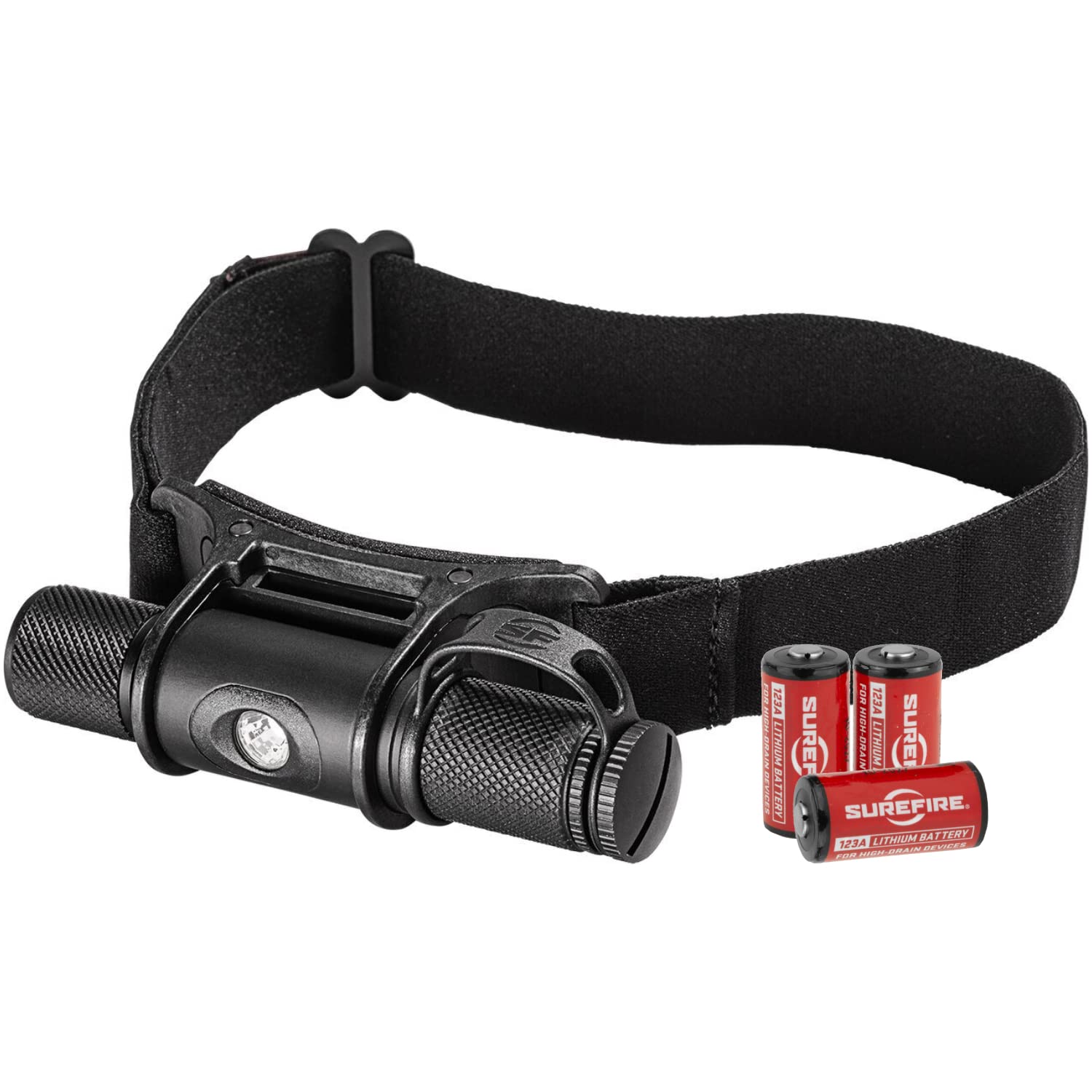 SureFire Minimus 300 Lumens LED Headlamp with MaxVision Reflector - Adjustable Brightness, Lightweight & Waterproof Headlight for Camping, Hiking, Running & Outdoor Adventures (Includes Extra Batteries)