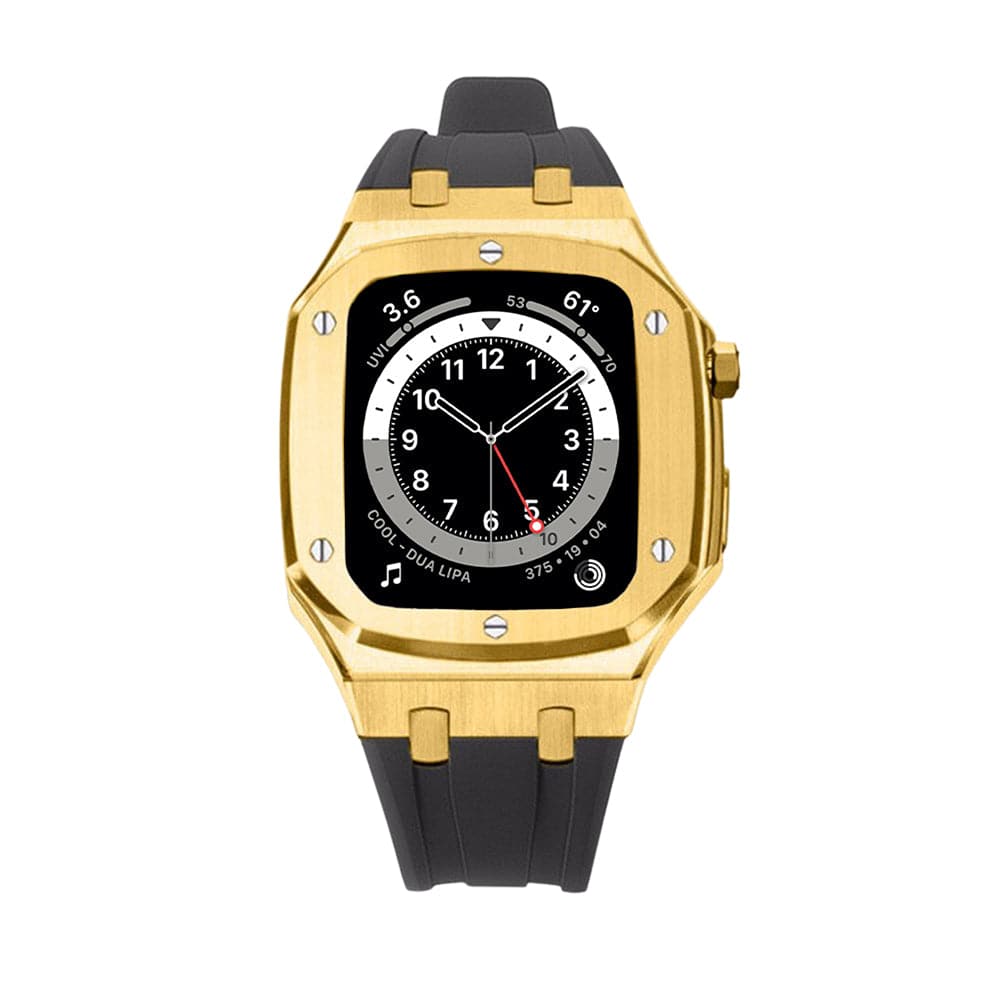 Apple Watch Rugged Rubber Case for iWatch Series 6/7 - Shockproof Protective Cover for Outdoor Sports & Fitness Activities