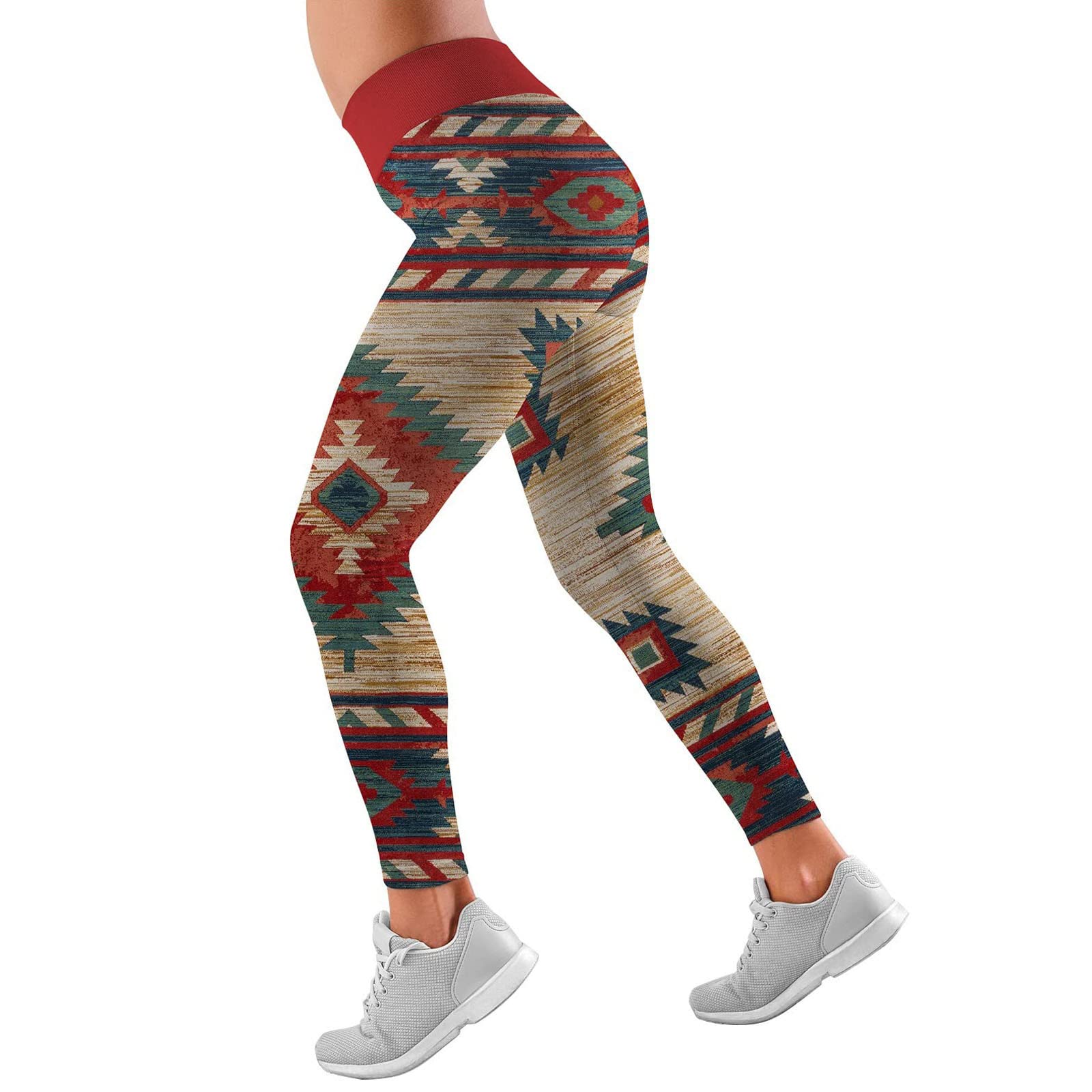 Women's High Waist Yoga Pants - Butt Lifting Printed Compression Leggings for Running, Workout & Yoga | Gym, Lounge & Everyday Wear